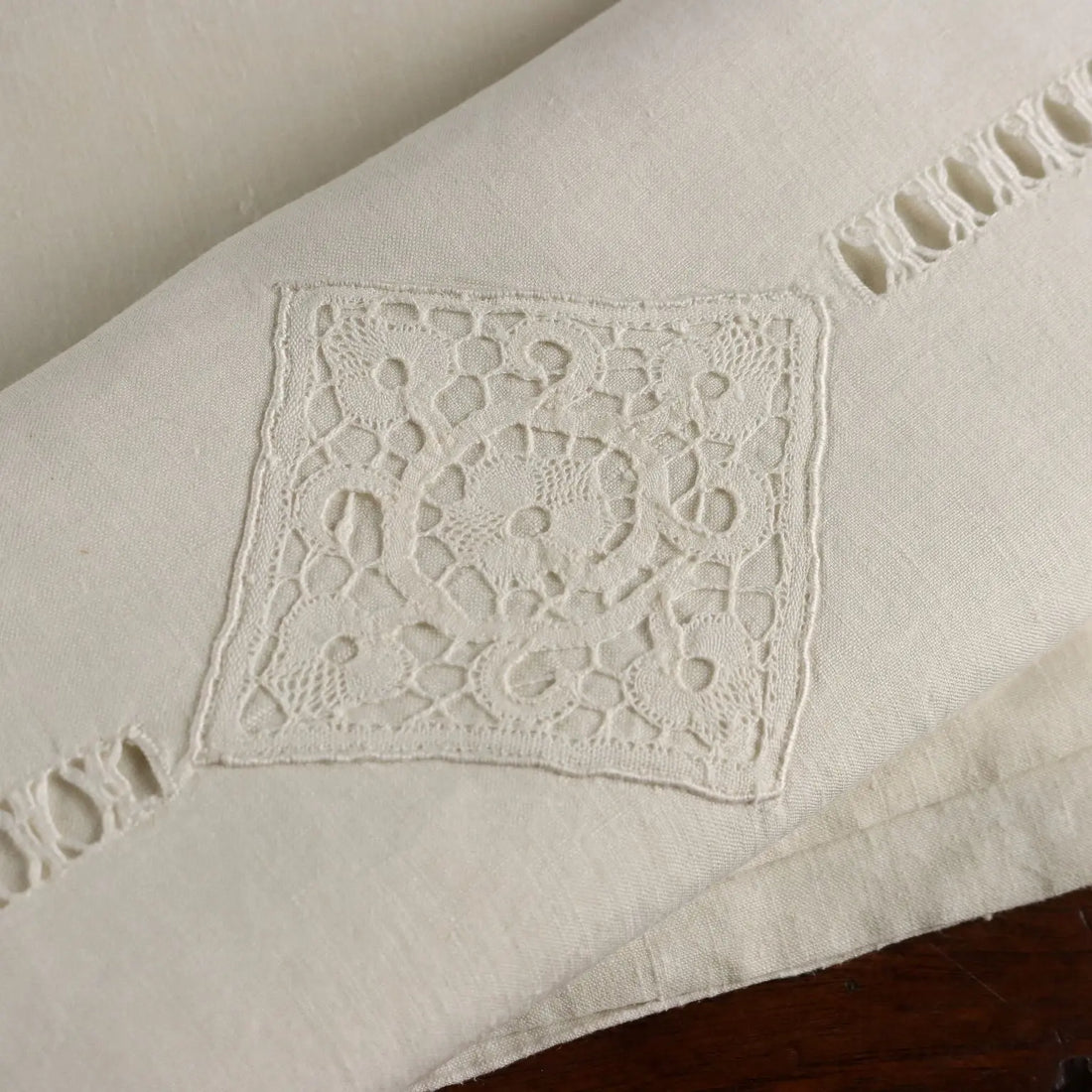 Double Bed Sheeth Cantù Lace Pillowcases 103 x 101 In - 103 x 101 In | Clothing & House Linens | Antique House Linens