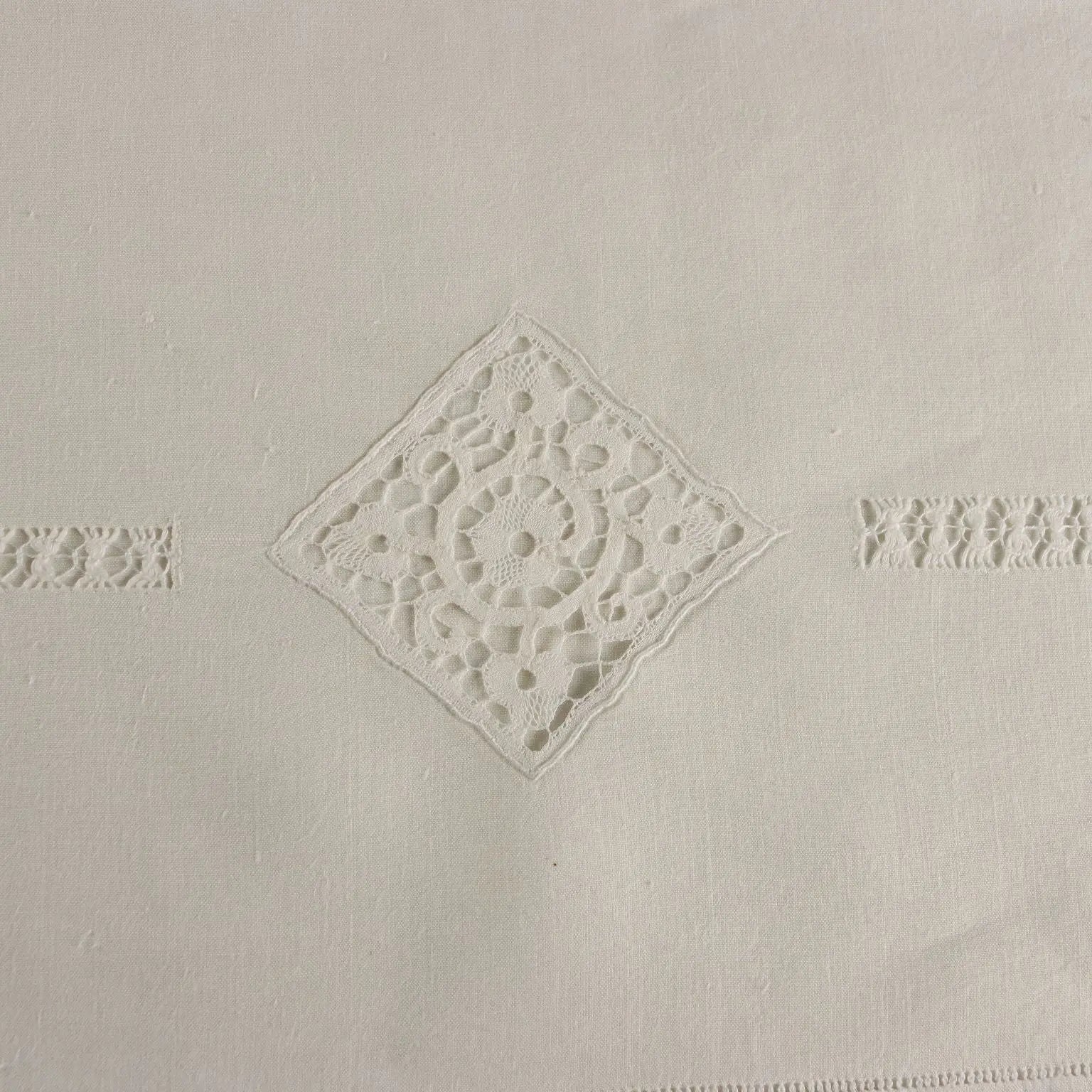 Double Bed Sheeth Cantù Lace Pillowcases 103 x 101 In - 103 x 101 In | Clothing & House Linens | Antique House Linens