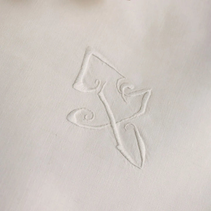 Double Bed Sheeth Linen Handmade Italy 91 x 103 In