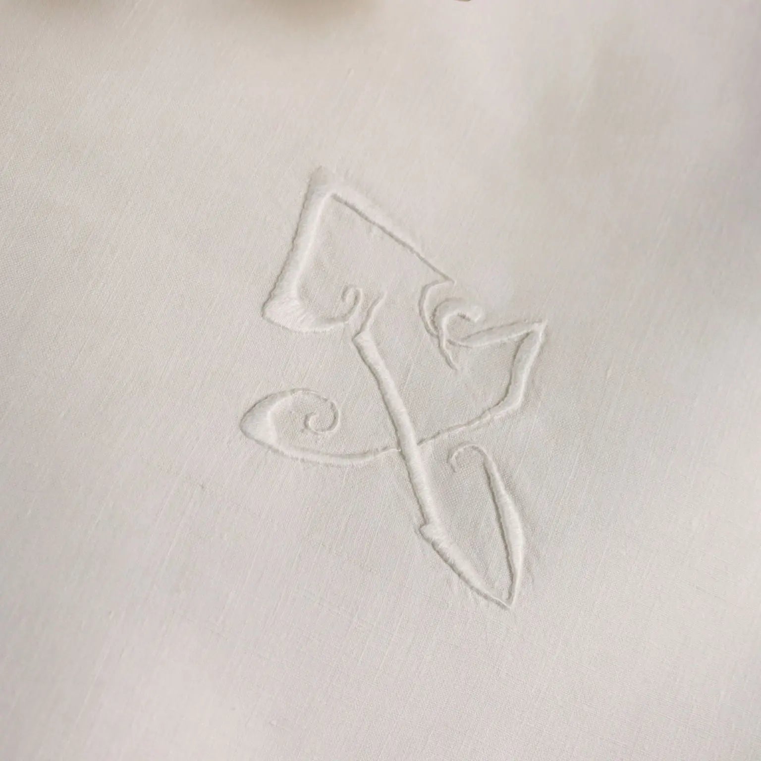 Double Bed Sheeth Linen Handmade Italy 91 x 103 In