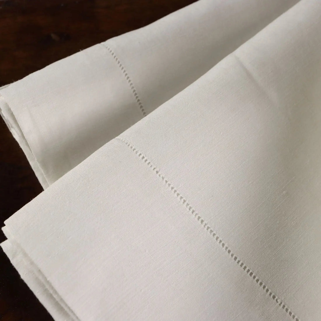Double Bed Sheeth Linen Handmade Italy 91 x 103 In