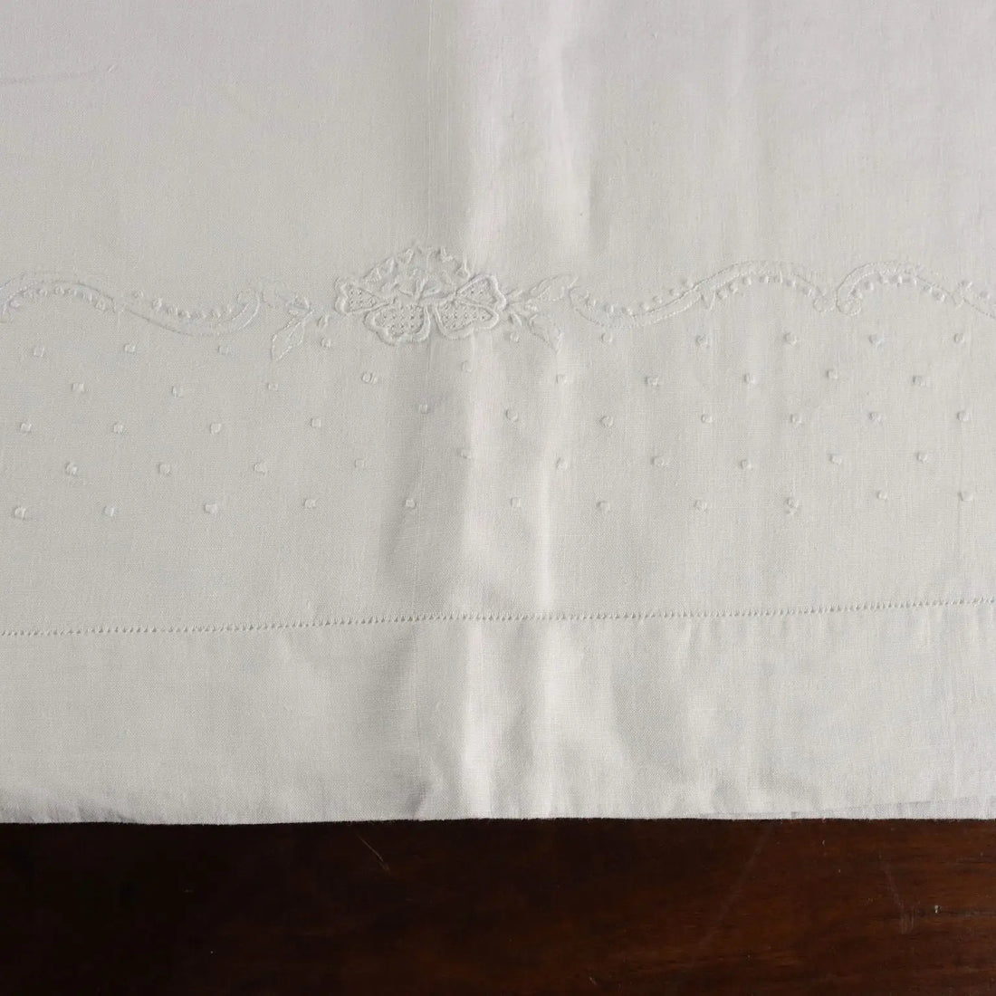Double Bed Sheeth Linen 2 Pillowcases Second Hand 90 x 103 In