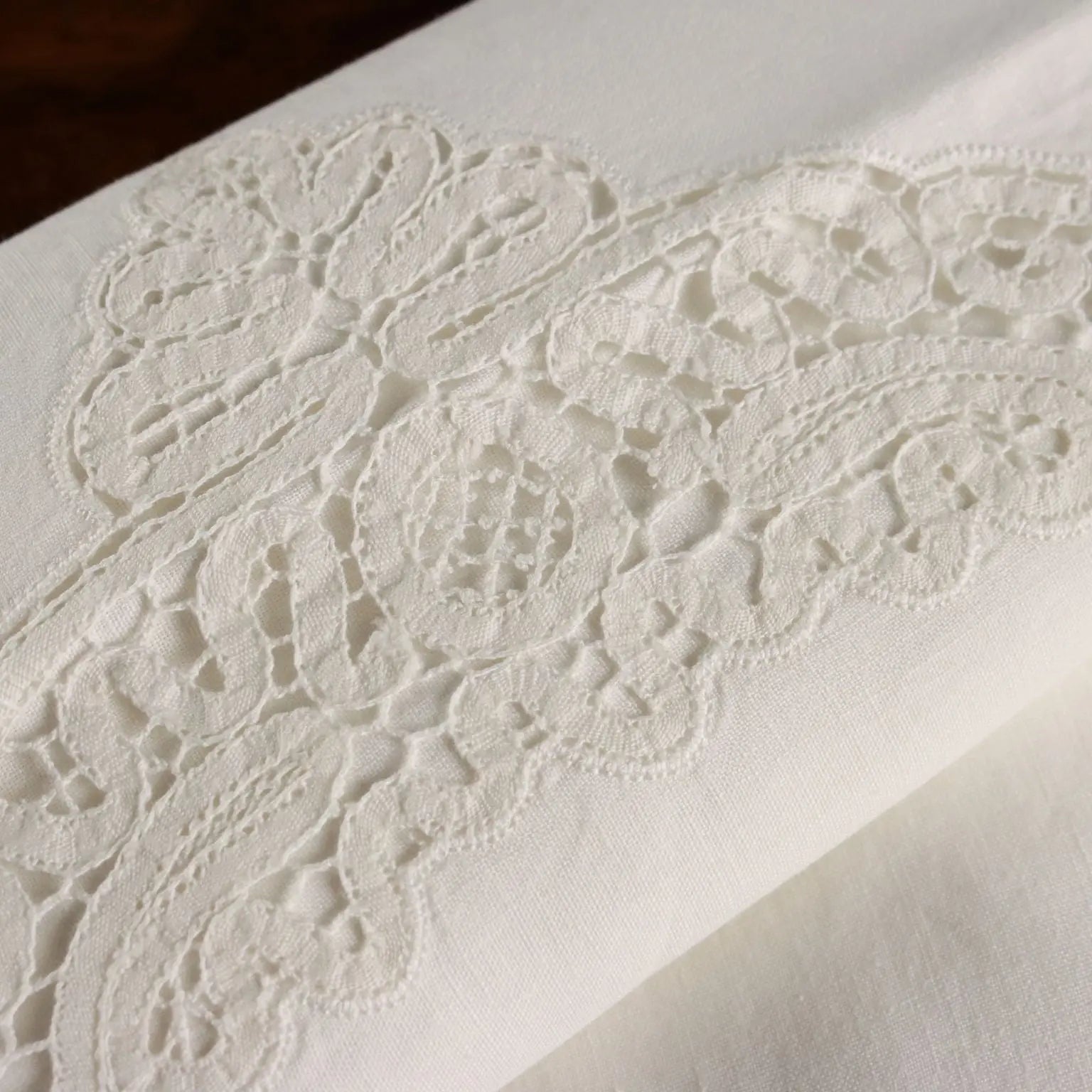 Double Bed Sheet with 2 Pillowcases Handmade 90 x 109 In