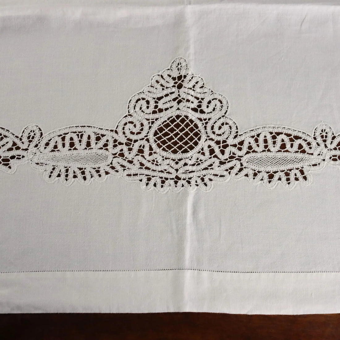 Double Bed Sheet with 2 Pillowcases Handmade 90 x 109 In