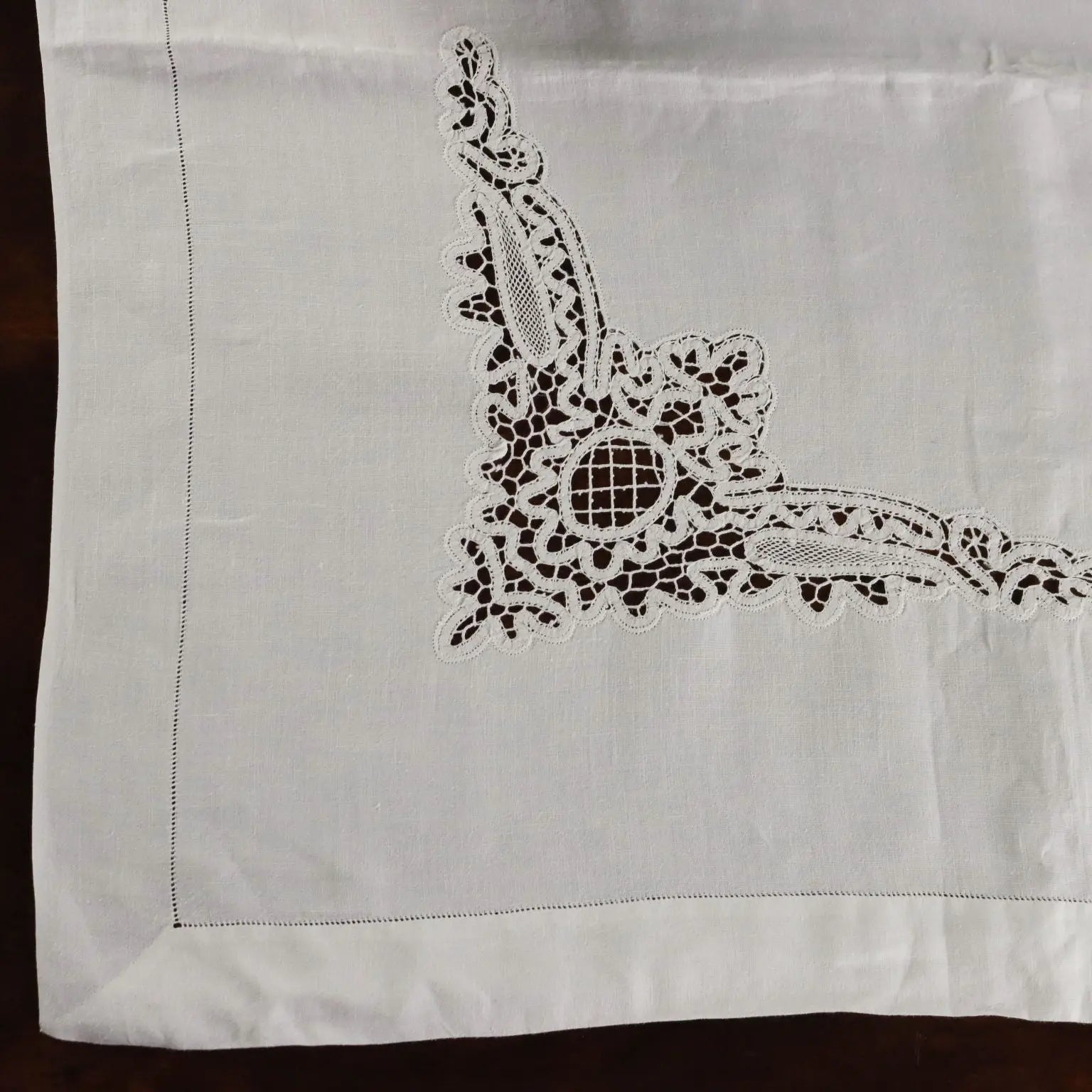 Double Bed Sheet with 2 Pillowcases Handmade 90 x 109 In