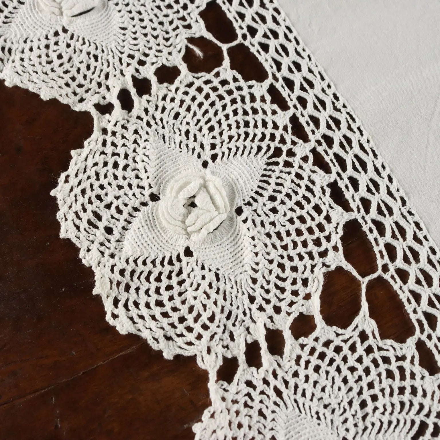 Double Bed Sheeth Linen Handmade Embroidery 93 x 89 In