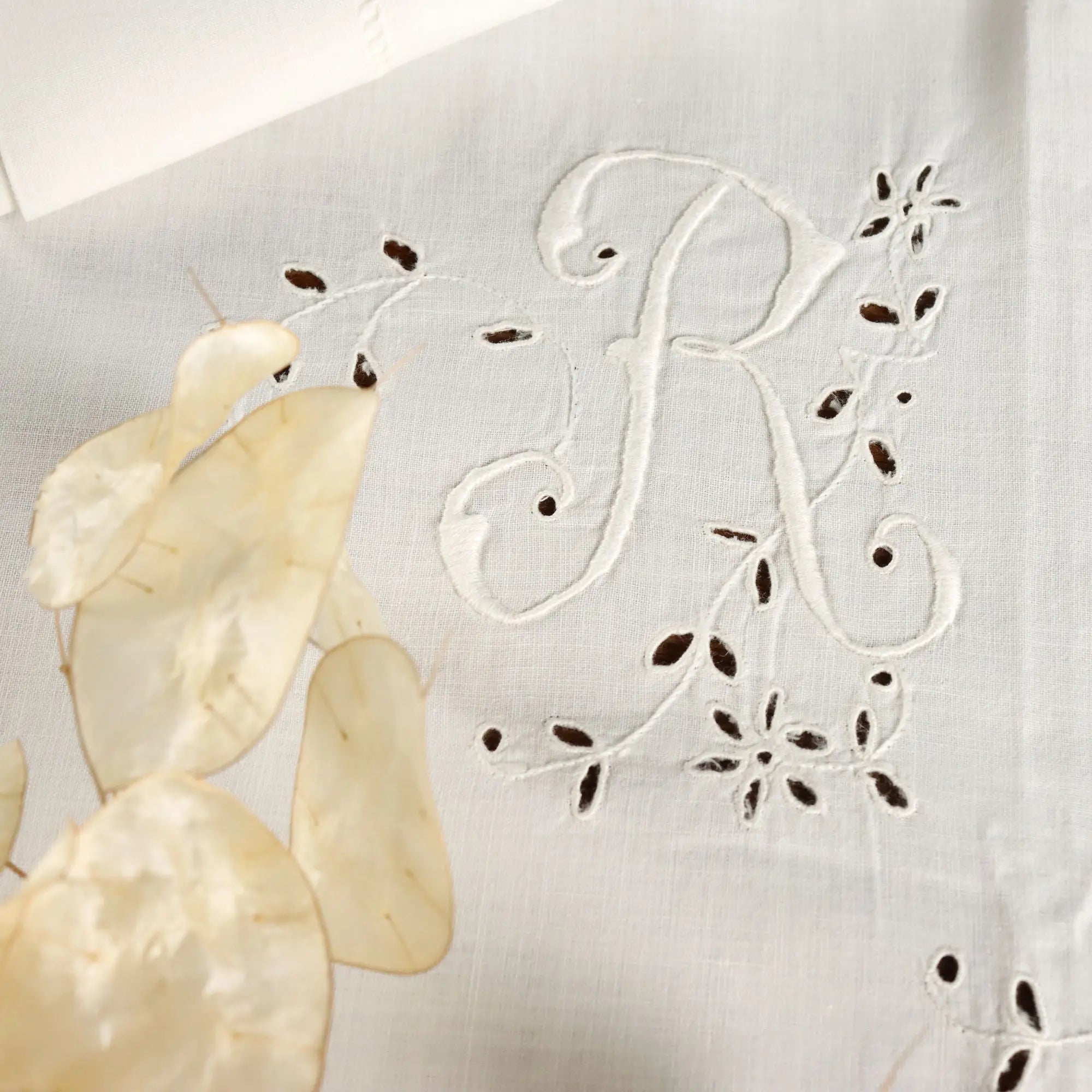 Double Bed Coverlets Linen Handmade Second Hand 90 x 27 In