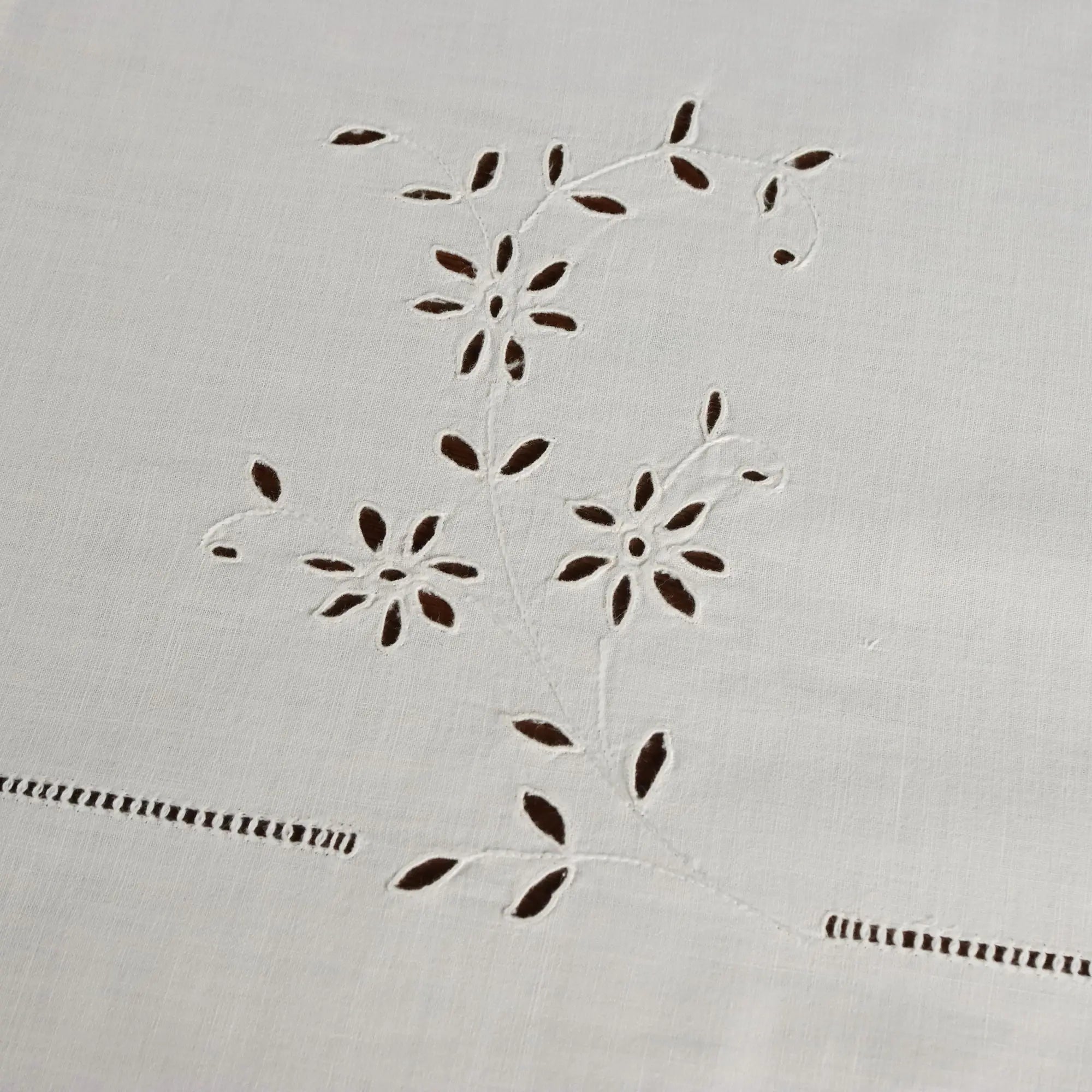 Double Bed Coverlets Linen Handmade Second Hand 90 x 27 In