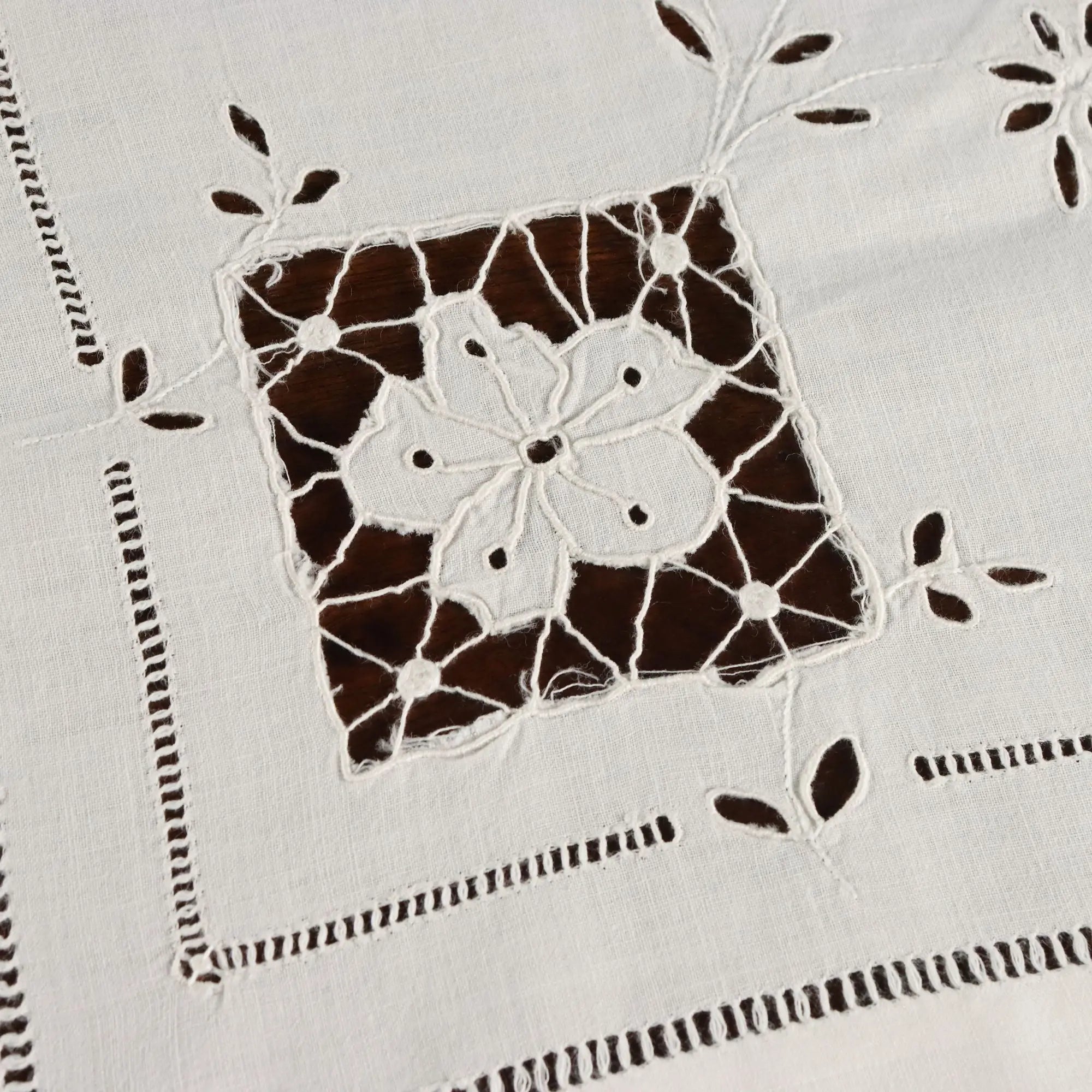 Double Bed Coverlets Linen Handmade Second Hand 90 x 27 In