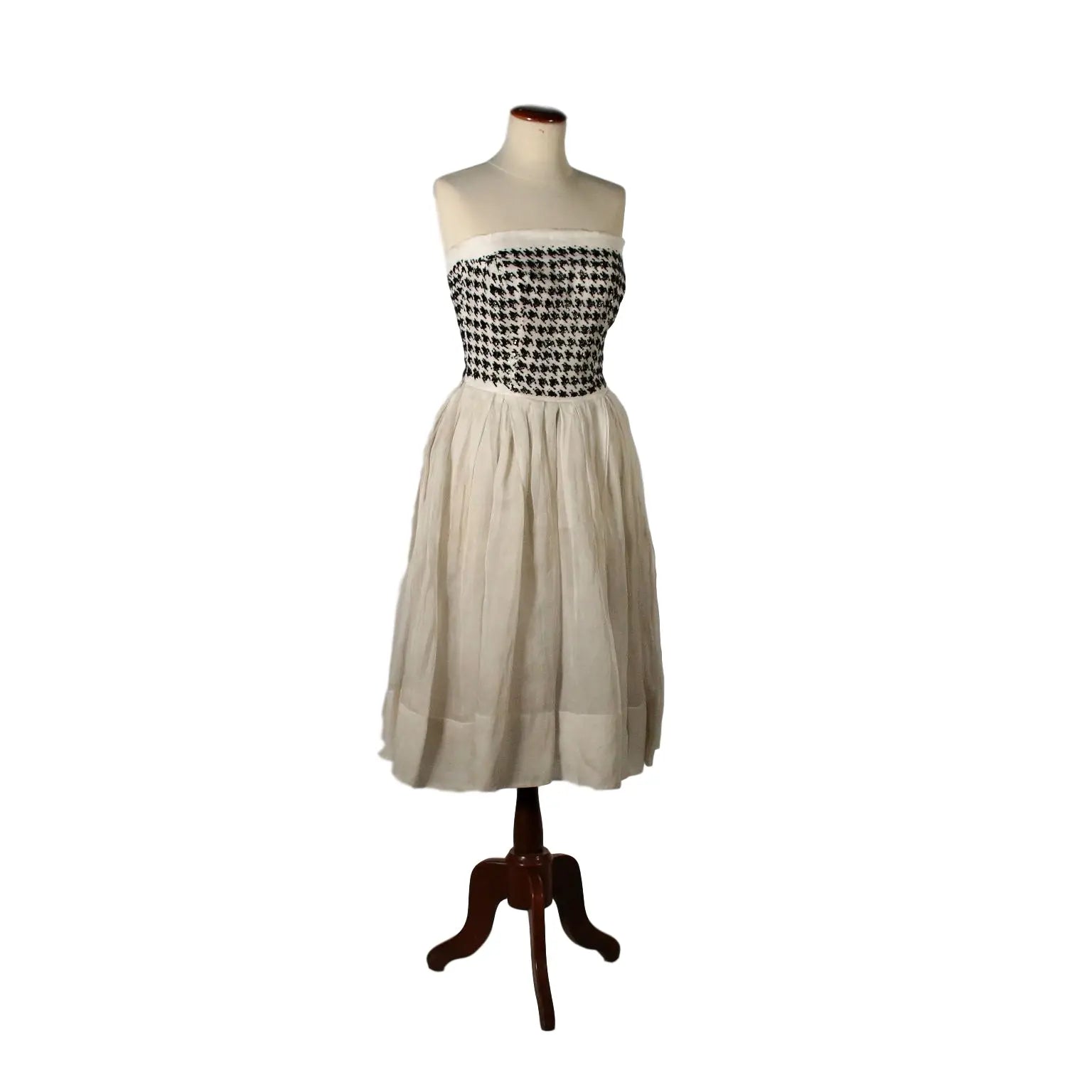 Vintage Dress in Organza Embroidered with Sequins | Clothing & House Linens | Vintage