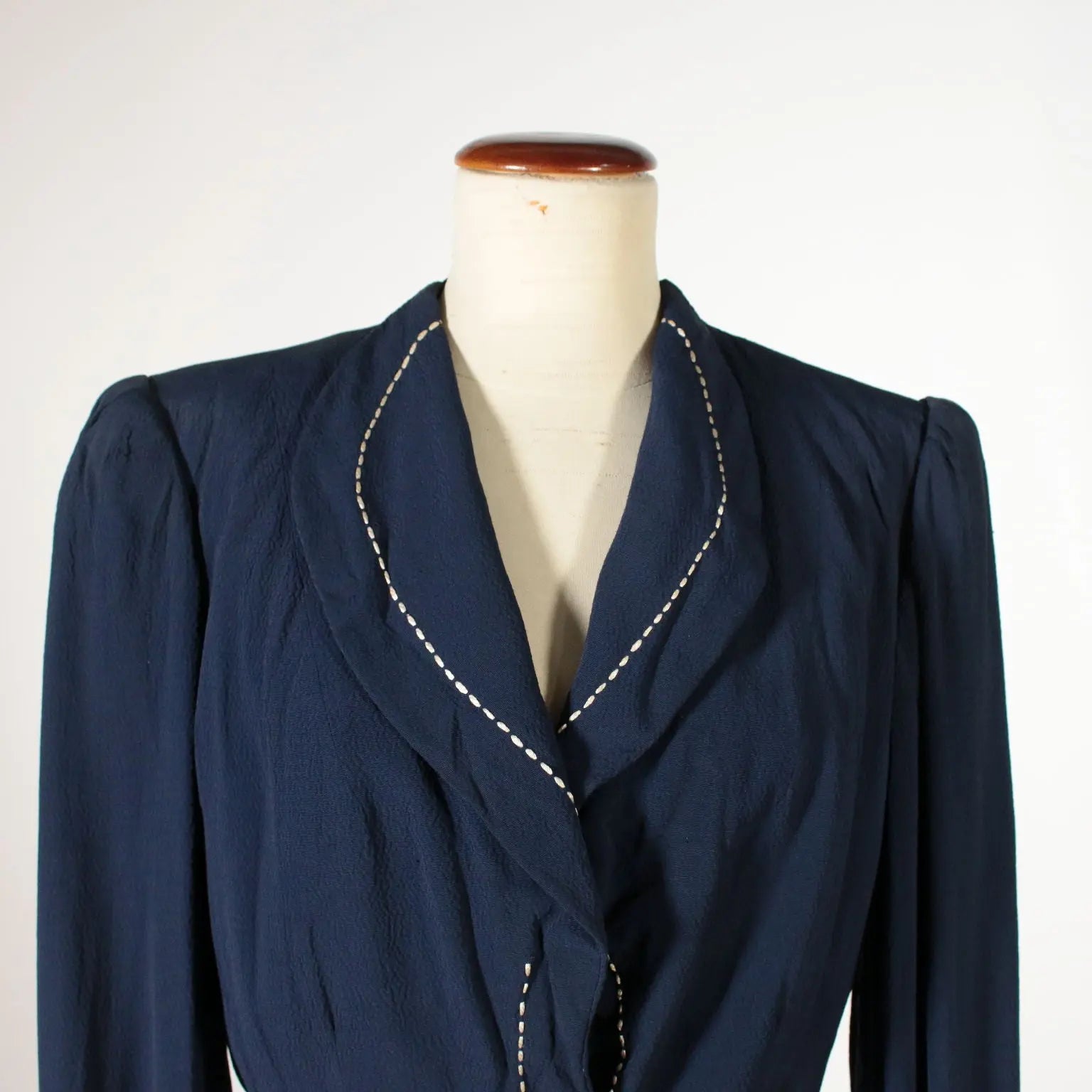 Vintage Blue Jacket Milan Italy 1960s - Size S | Clothing & House Linens | Vintage