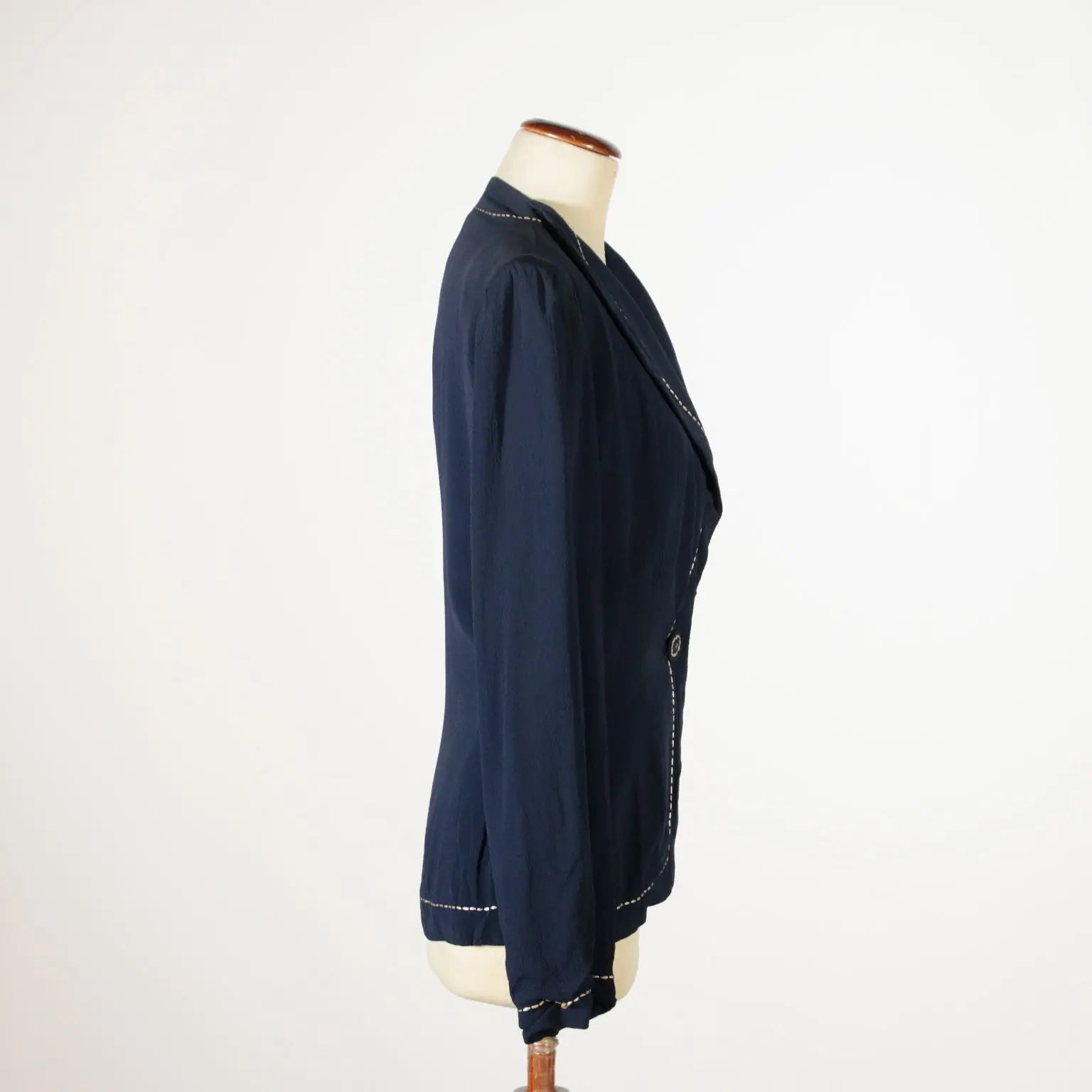 Vintage Blue Jacket Milan Italy 1960s - Size S | Clothing & House Linens | Vintage