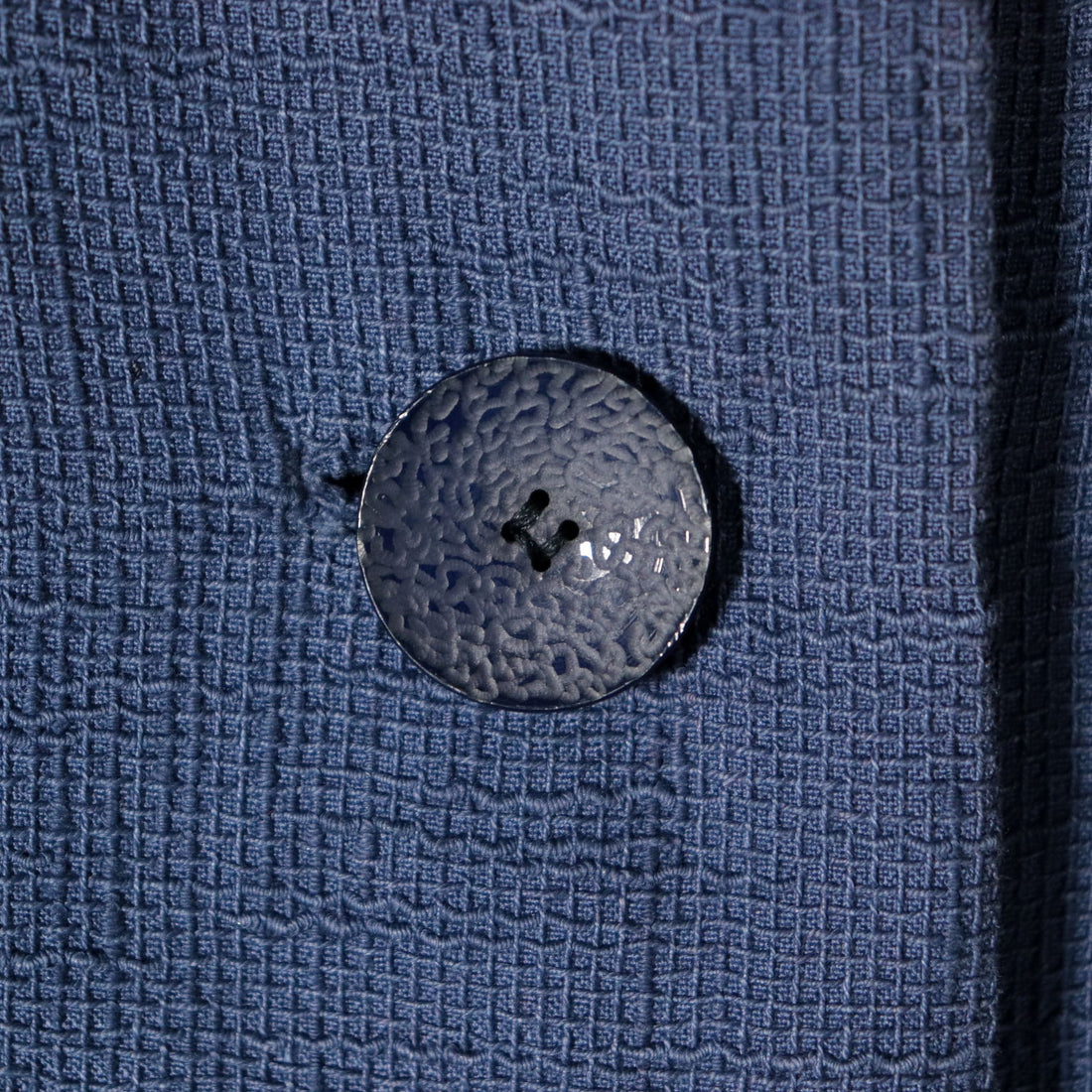 Vintage Blue Coat Fabric Italy 1950s | Clothing & House Linens  Vintage