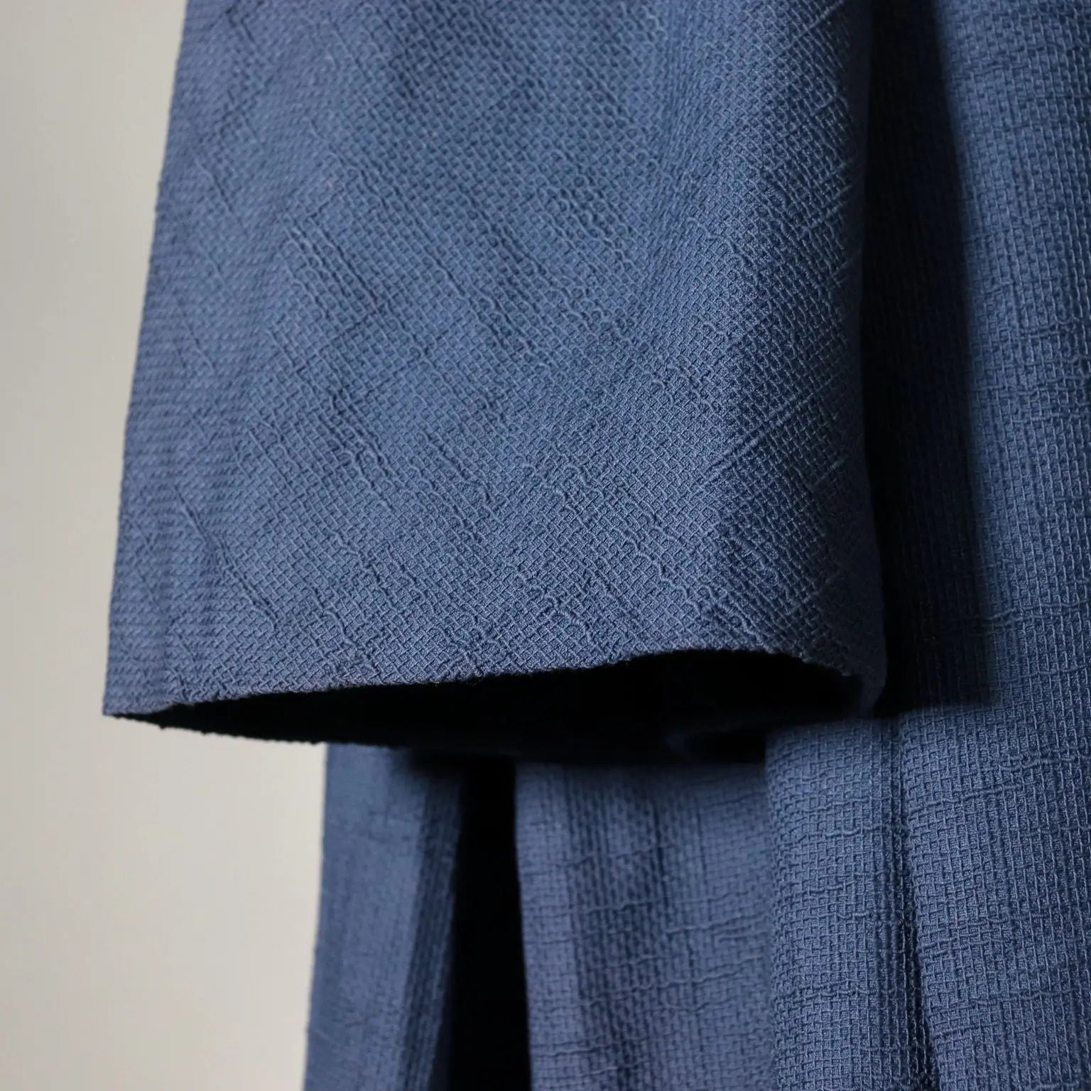 Vintage Blue Coat Fabric Italy 1950s - Size S/M | Clothing & House Linens | Vintage