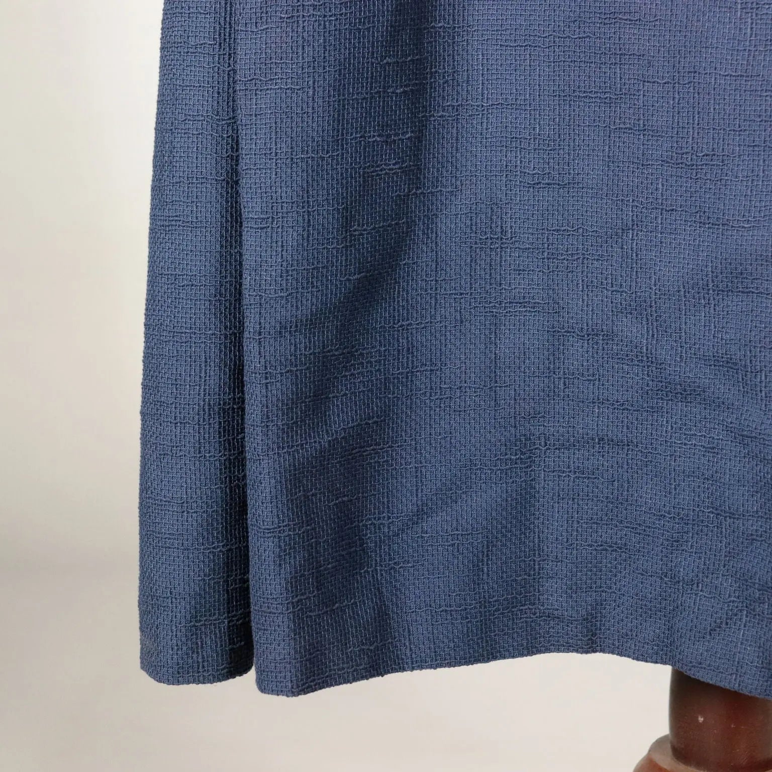 Vintage Blue Coat Fabric Italy 1950s - Size S/M | Clothing & House Linens | Vintage