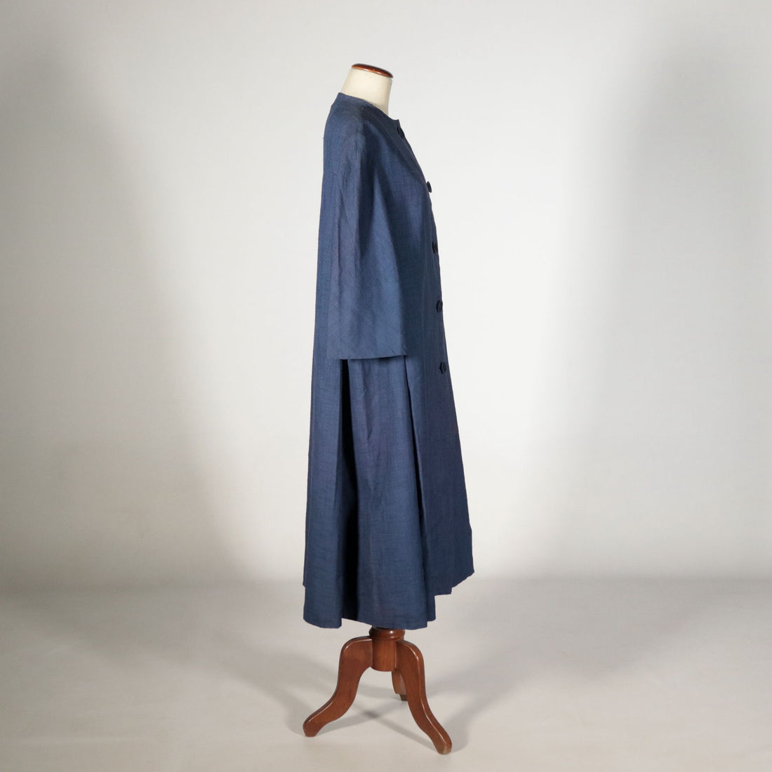 Vintage Blue Coat Fabric Italy 1950s | Clothing & House Linens  Vintage