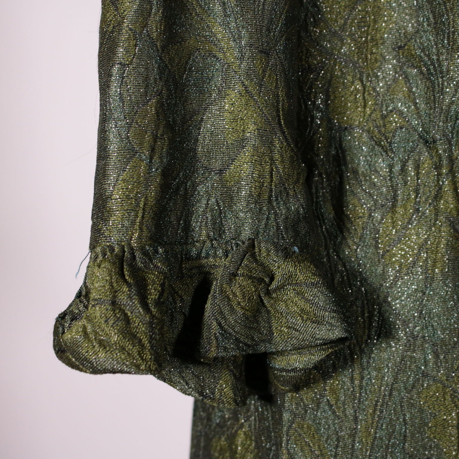 Vintage Dress Jacquard Iridescent Fabric UK Size 8 1950s-1960s | Clothing & House Linens  Vintage