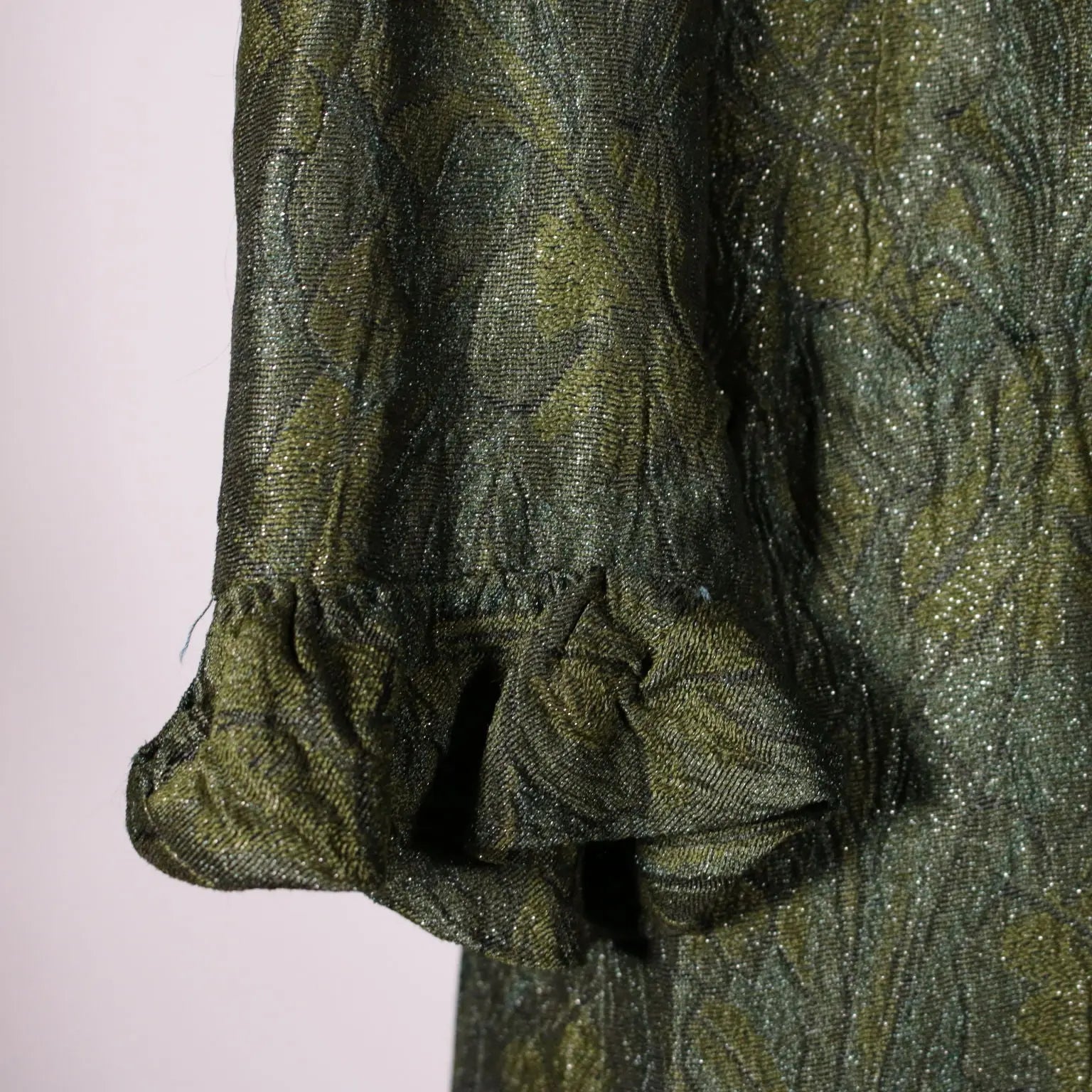 Vintage Dress Jacquard Iridescent Fabric UK Size 8 1950s-1960s | Clothing & House Linens | Vintage