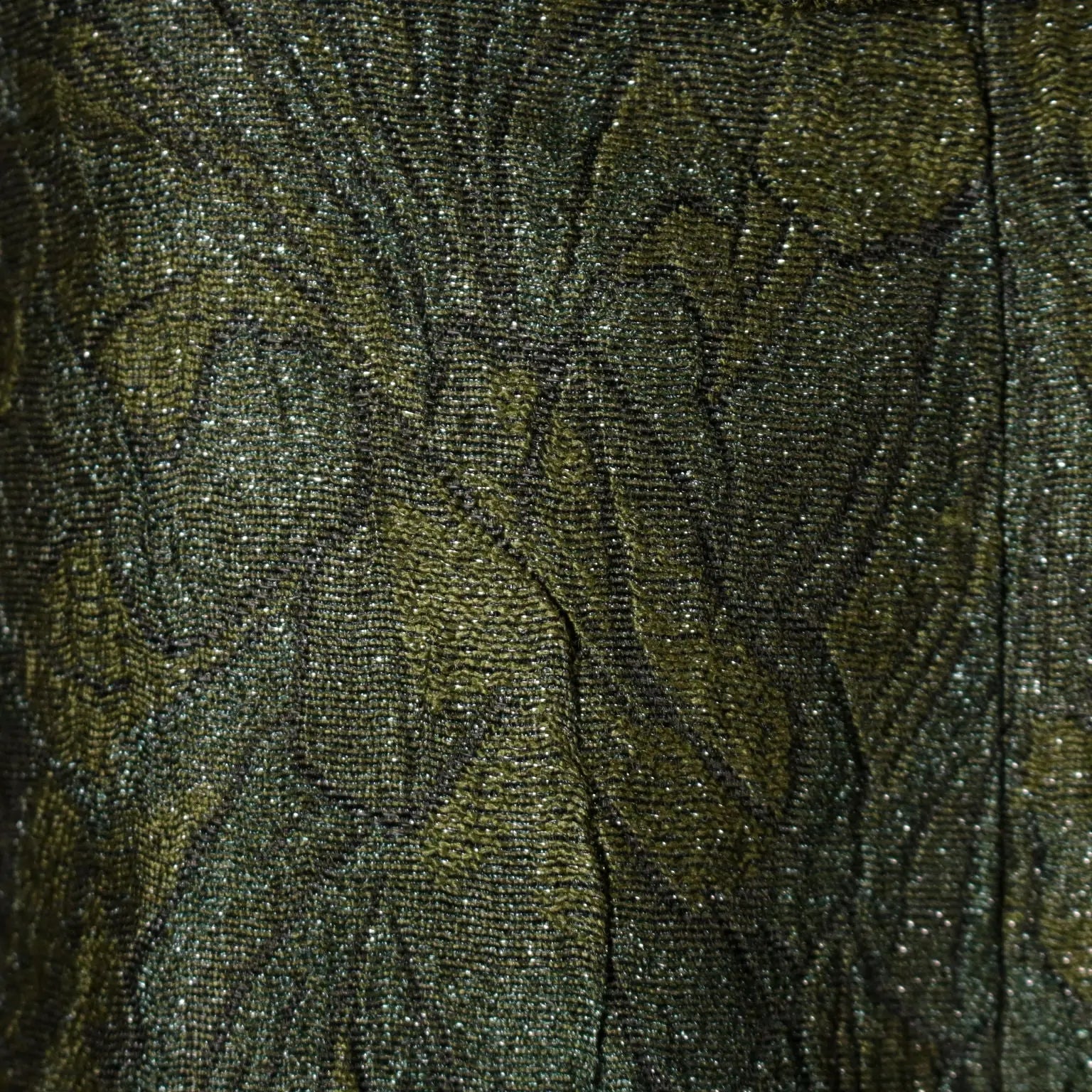 Vintage Dress Jacquard Iridescent Fabric UK Size 8 1950s-1960s | Clothing & House Linens | Vintage