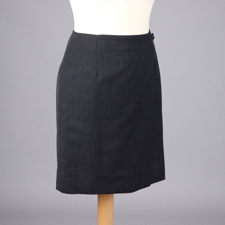 Second Hand Wallet Shaped Skirt by Aspesi Size 14 Pure Wool - Size 14 | Clothing & House Linens  Second hand