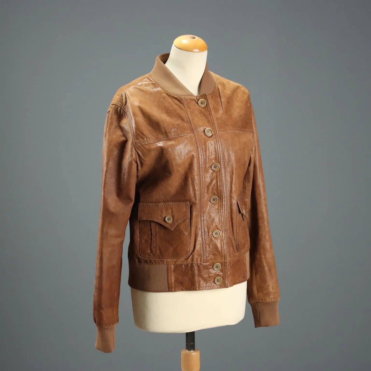 Lucchese Leather Jacket Second Hand UK Size 14 United States - UK Size 14 | Clothing & House Linens | Second hand