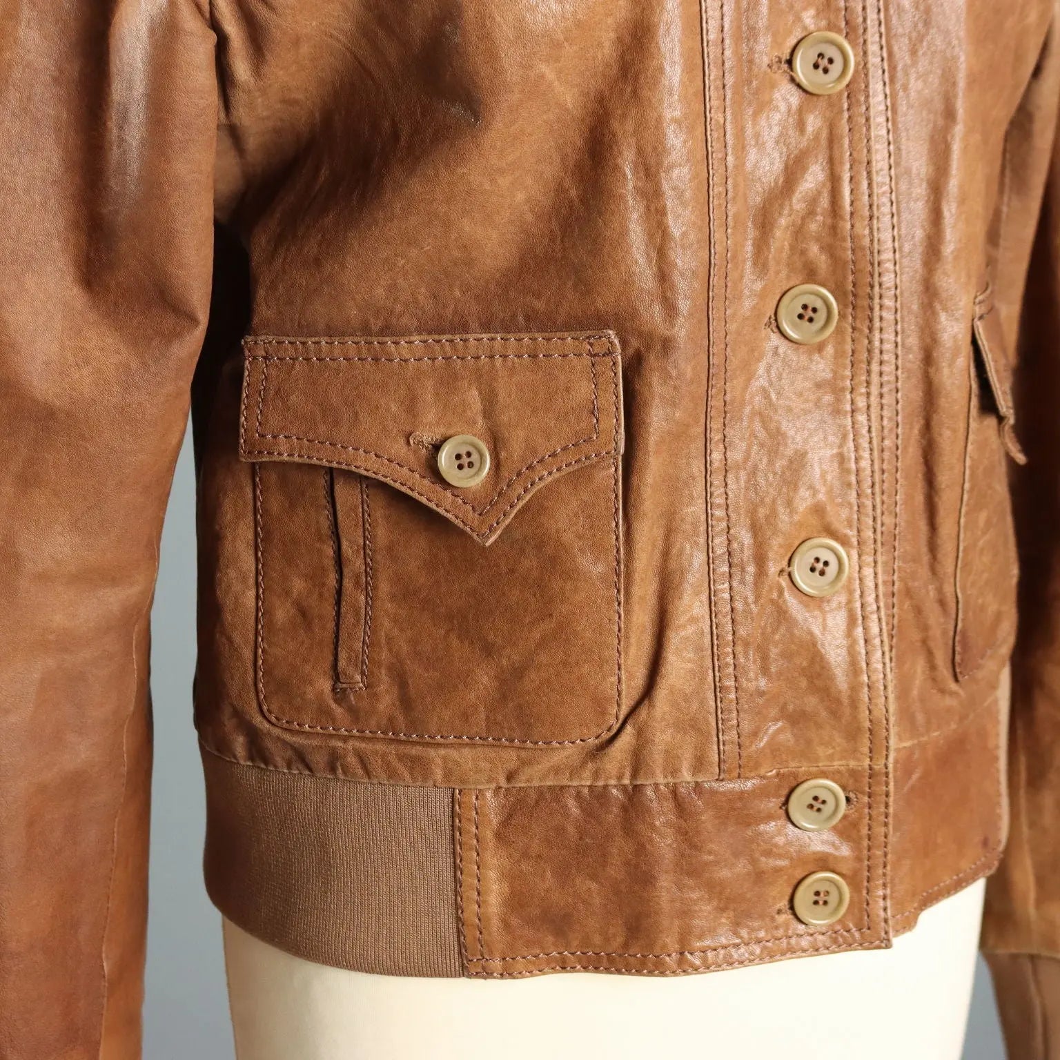 Lucchese Leather Jacket Second Hand UK Size 14 United States - UK Size 14 | Clothing & House Linens | Second hand