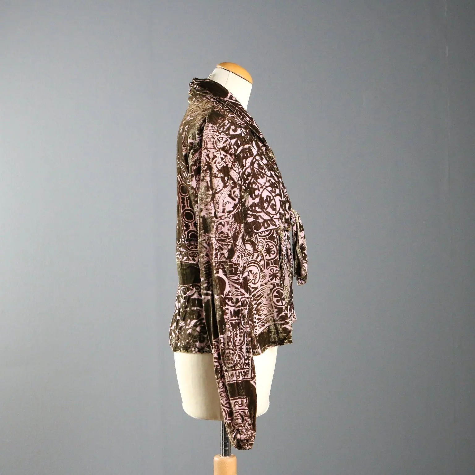 Just Cavalli Blouse Silk Blend UK Size 12 Second Hand Italy