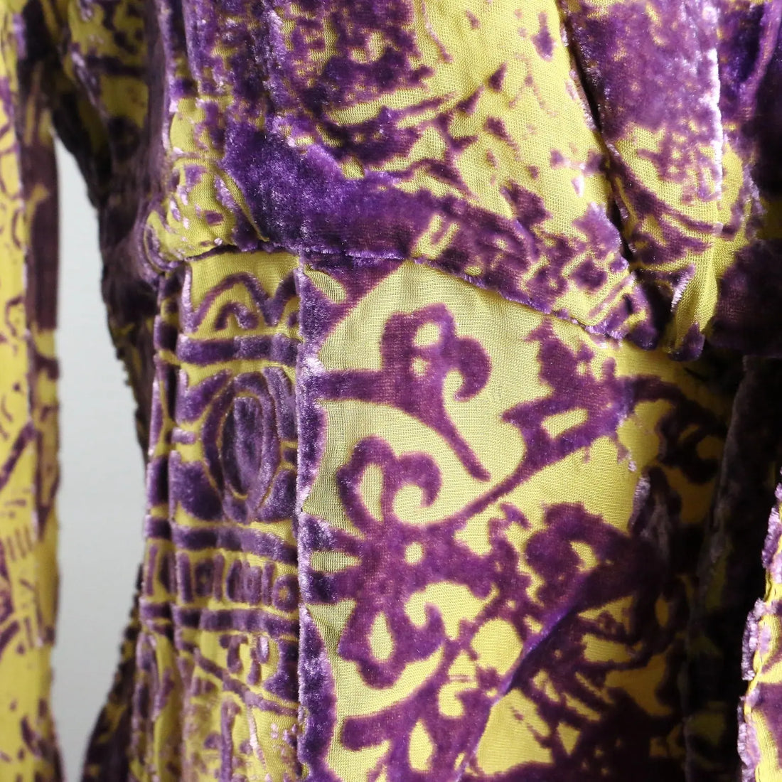 Y2K Just Cavalli Blouse Silk Blend Velvet UK Size 12 Second Hand