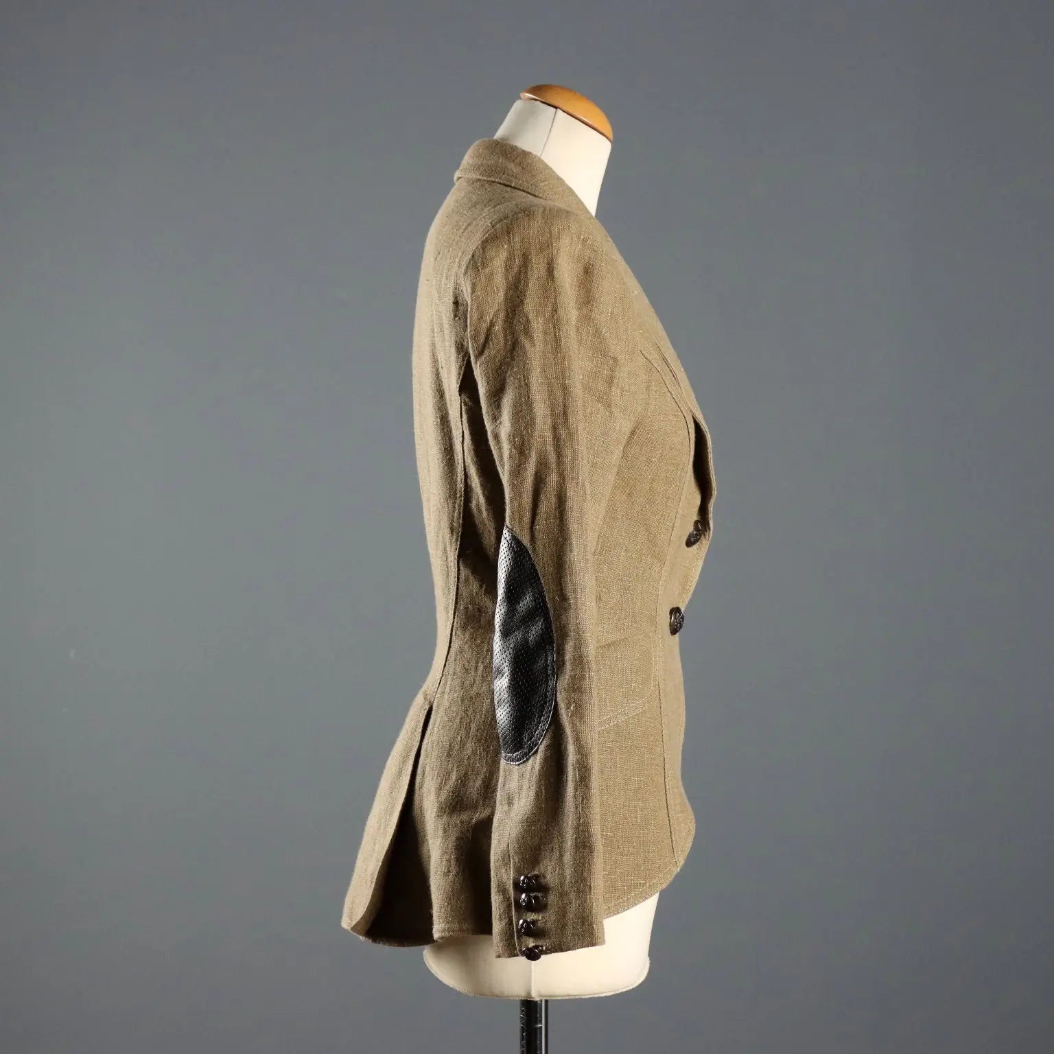 Smythe Single-Breasted Blazer Metal Buttons UK Size 10 Second Hand
