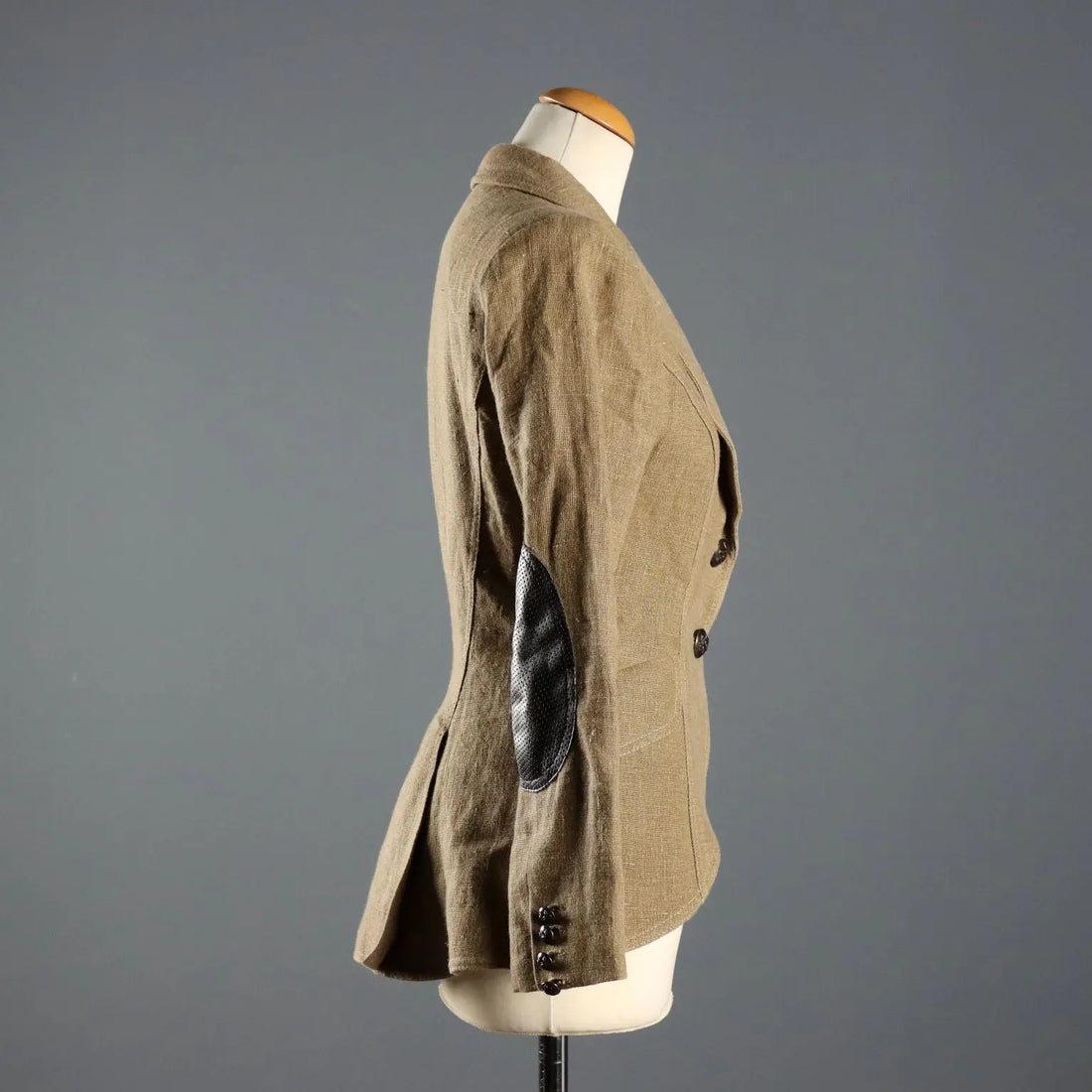 Smythe Single-Breasted Blazer Metal Buttons UK Size 10 Second Hand