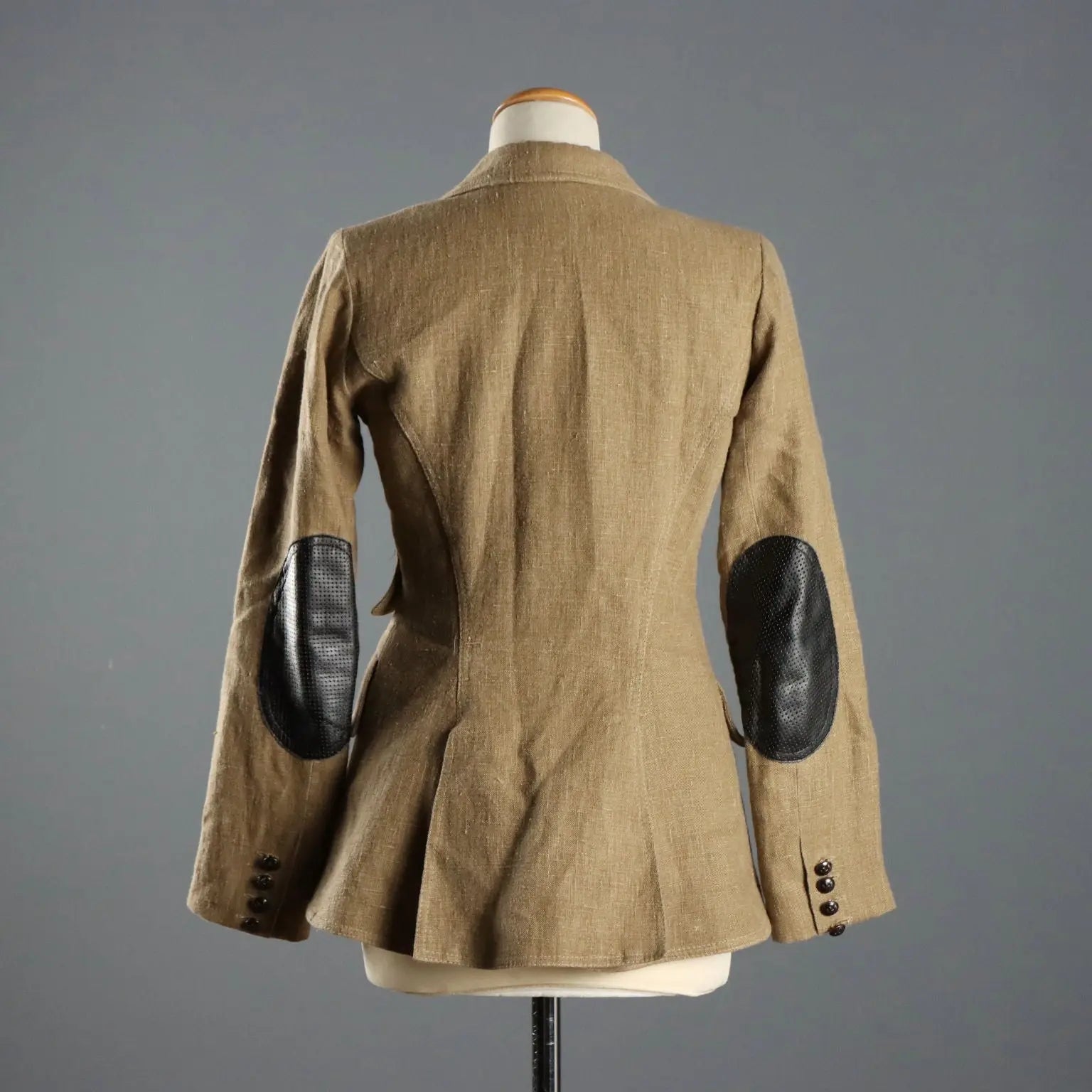Smythe Single-Breasted Blazer Metal Buttons UK Size 10 Second Hand