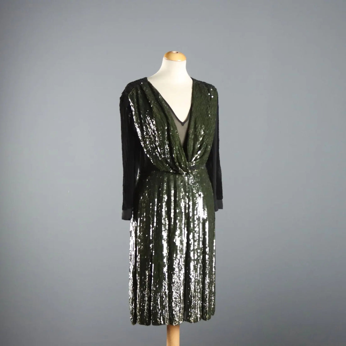Sportmax Midi Dress Silk Sequins UK Size 12 Second Hand