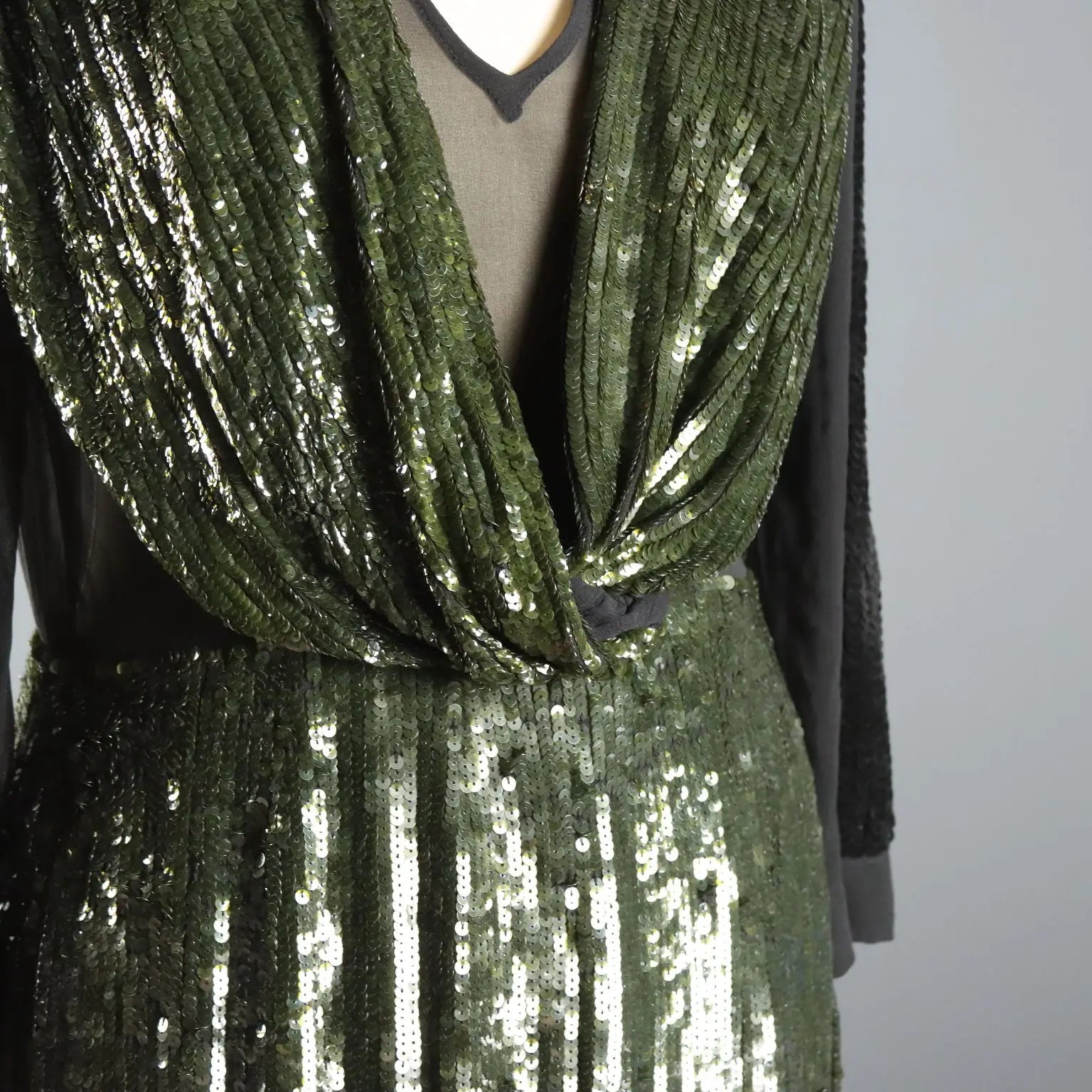 Sportmax Midi Dress Silk Sequins UK Size 12 Second Hand