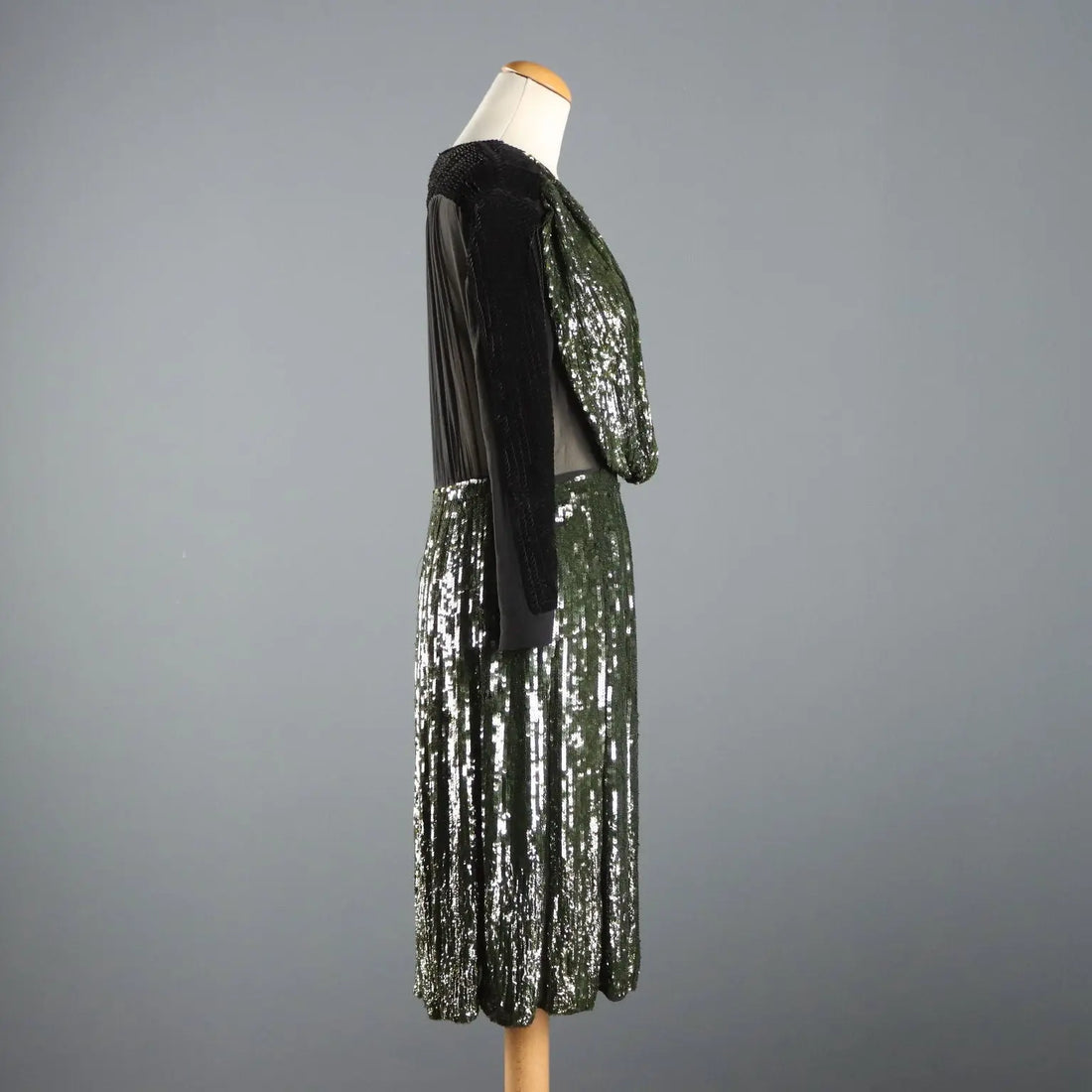 Sportmax Midi Dress Silk Sequins UK Size 12 Second Hand