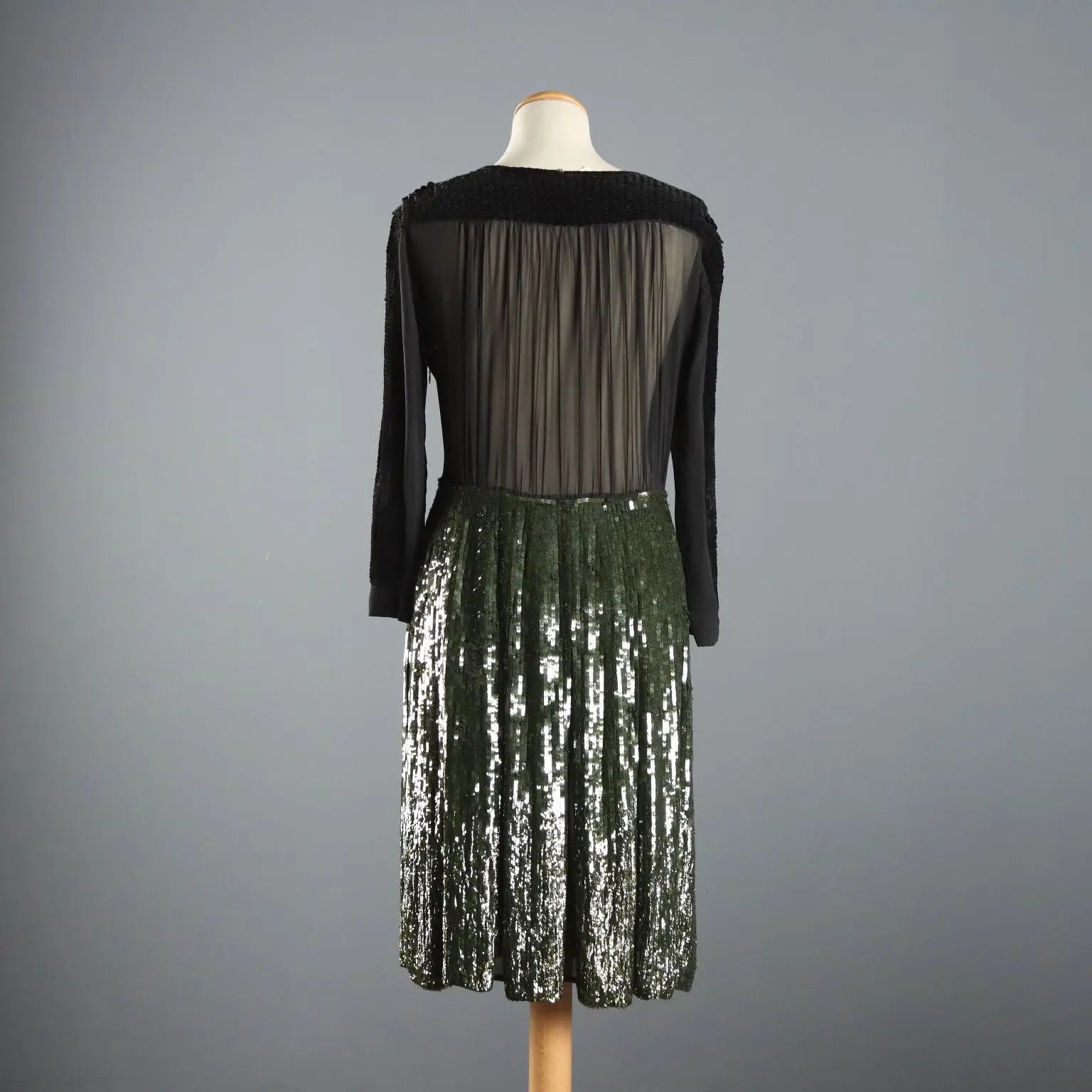 Sportmax Midi Dress Silk Sequins UK Size 12 Second Hand