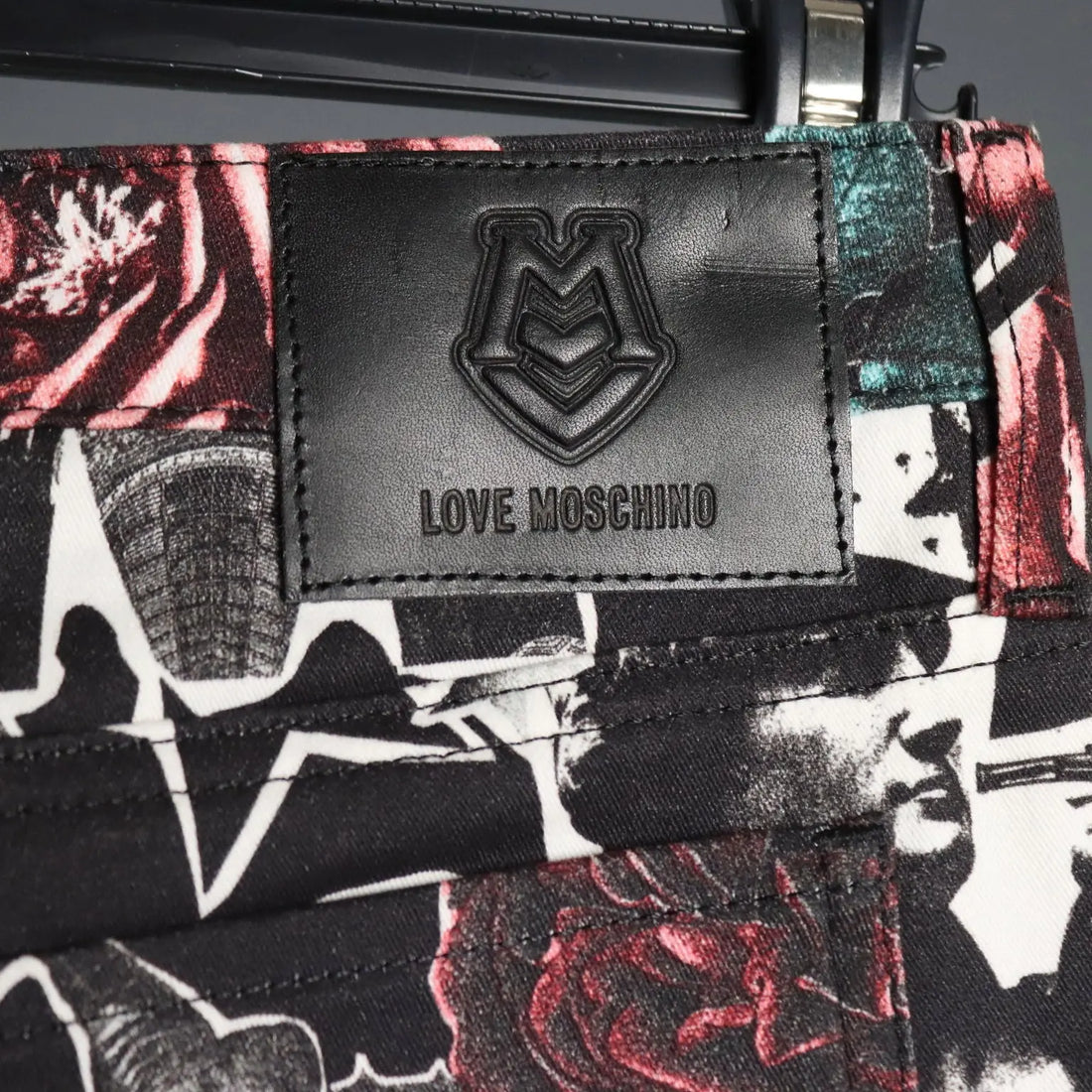 Love Moschino Pants Punk-Pop UK Size 10 Second Hand