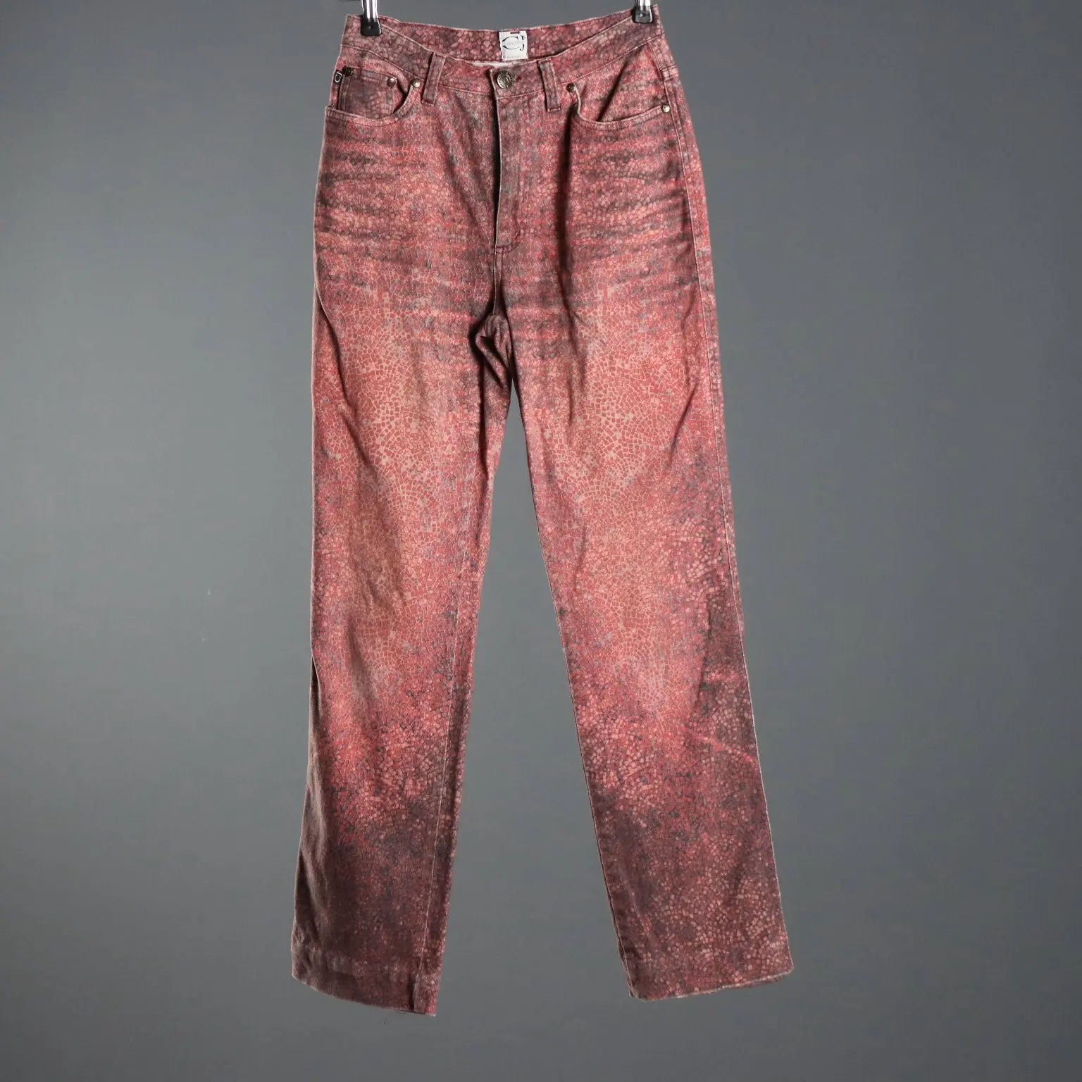 Cavalli Jeans Heavy Cotton Trousers UK Size 12 Second Hand Italy