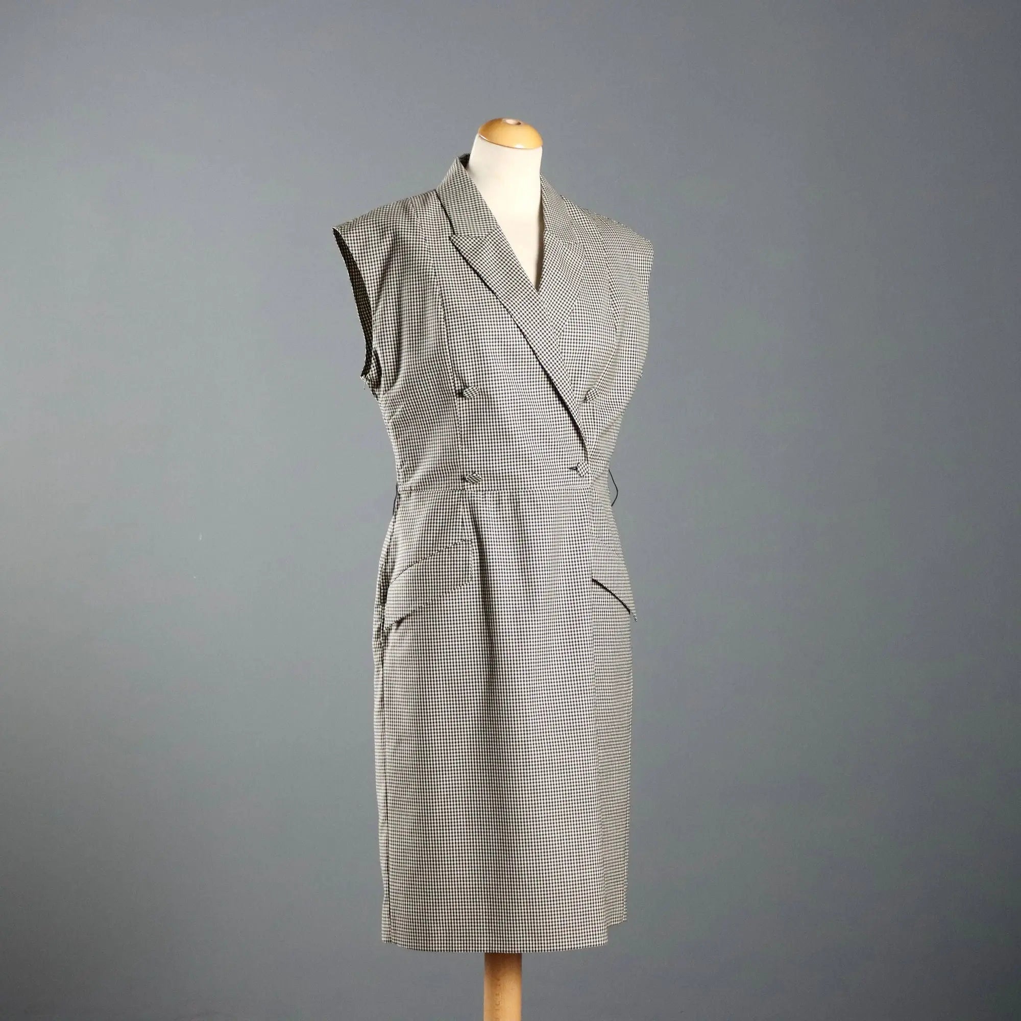 Sleeveless Blazer Alexander McQueen Wool UK Size 14 Second Hand