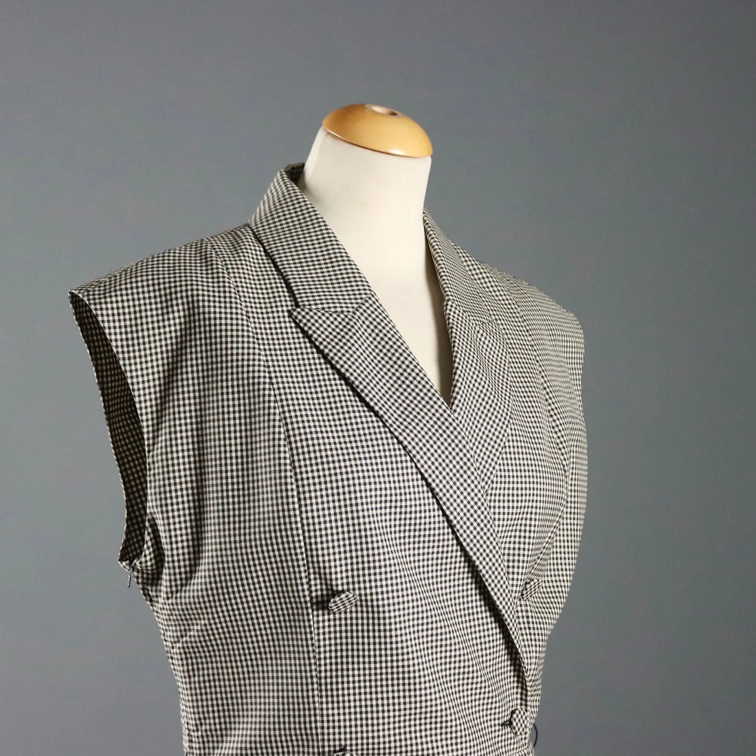 Sleeveless Blazer Alexander McQueen Wool UK Size 14 Second Hand