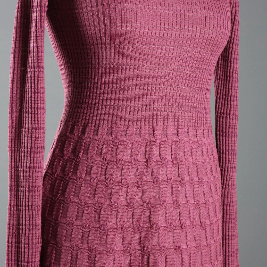 Missoni Dress V-Shaped Cotton UK Size 7 Second Hand Italy