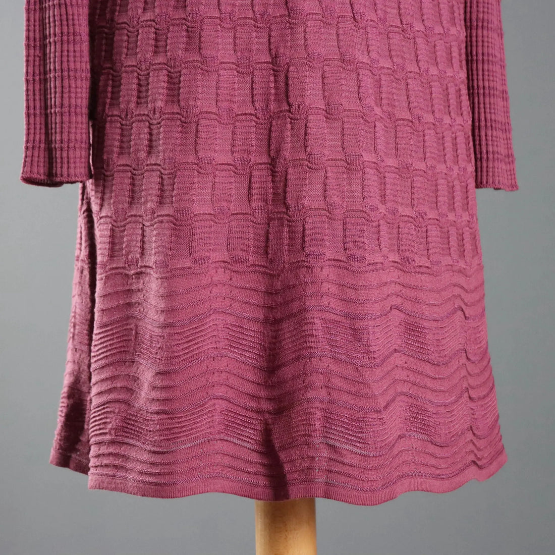 Missoni Dress V-Shaped Cotton UK Size 7 Second Hand Italy