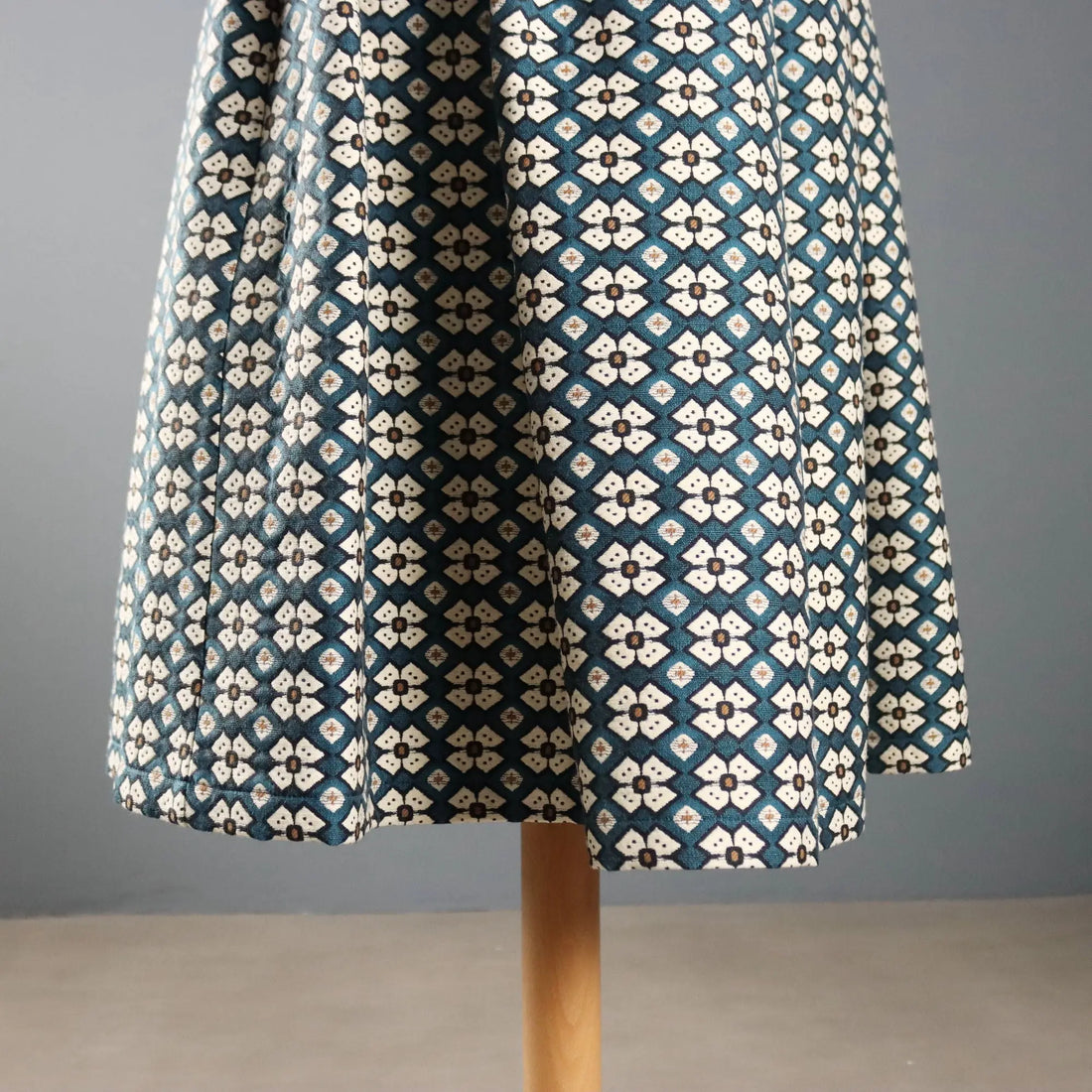 Department 5 Jacquard Midi Skirt Geometric Pattern UK Size 12