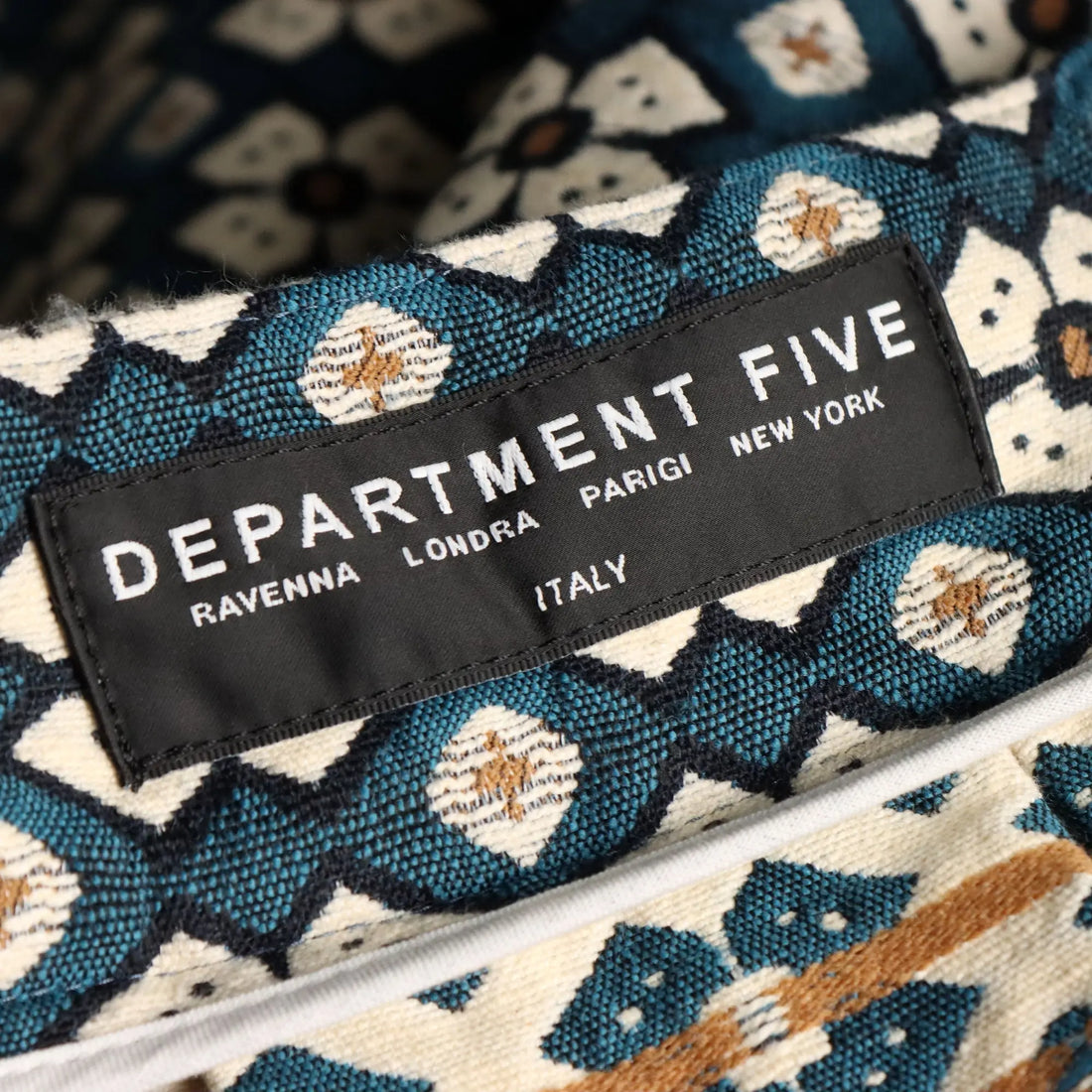 Department 5 Jacquard Midi Skirt Geometric Pattern UK Size 12