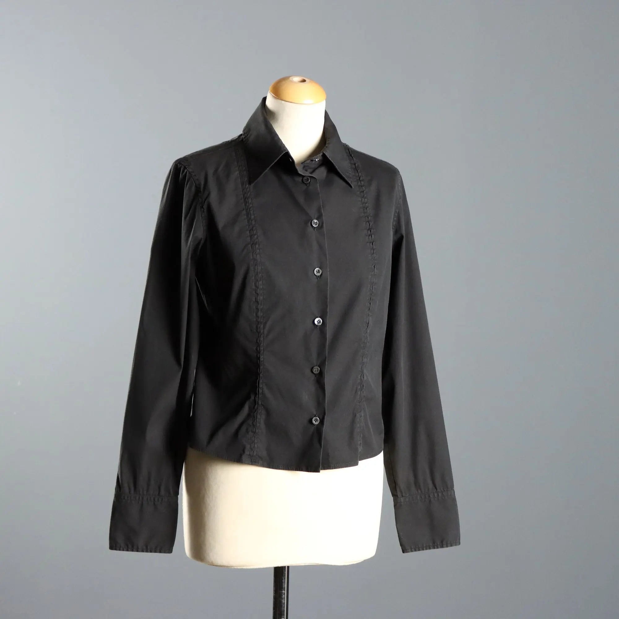 Gucci Y2K Shirt Tom Ford Period Cotton UK Size 10 Second Hand