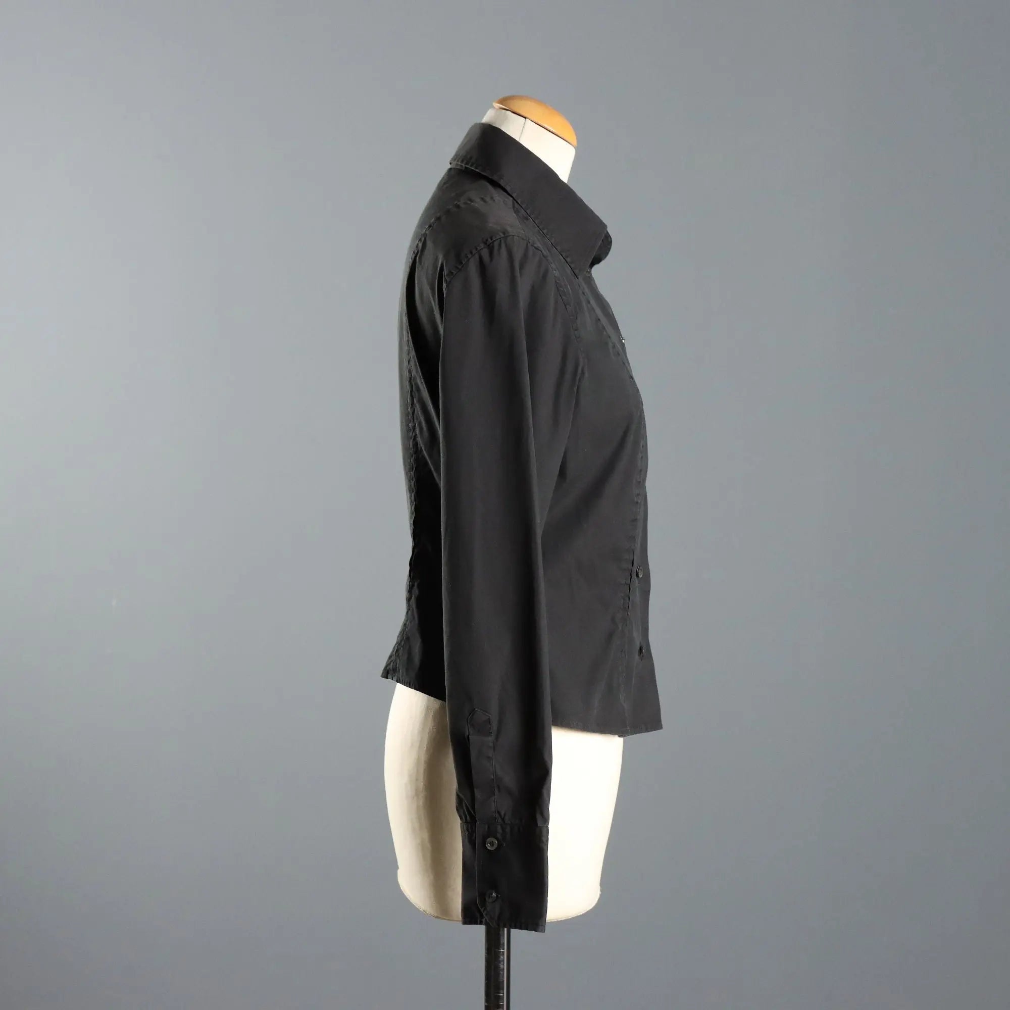 Gucci Y2K Shirt Tom Ford Period Cotton UK Size 10 Second Hand