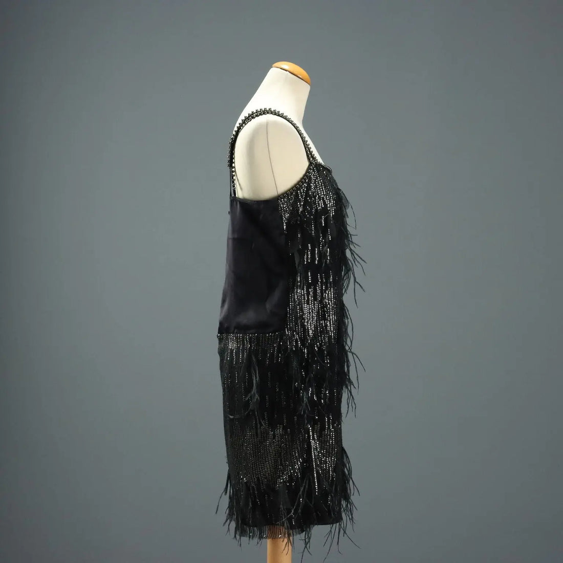 Pinko Dress Paillettes Feathers Zip UK Size 16 Second Hand Italy - UK Size 16 | Clothing & House Linens | Second hand