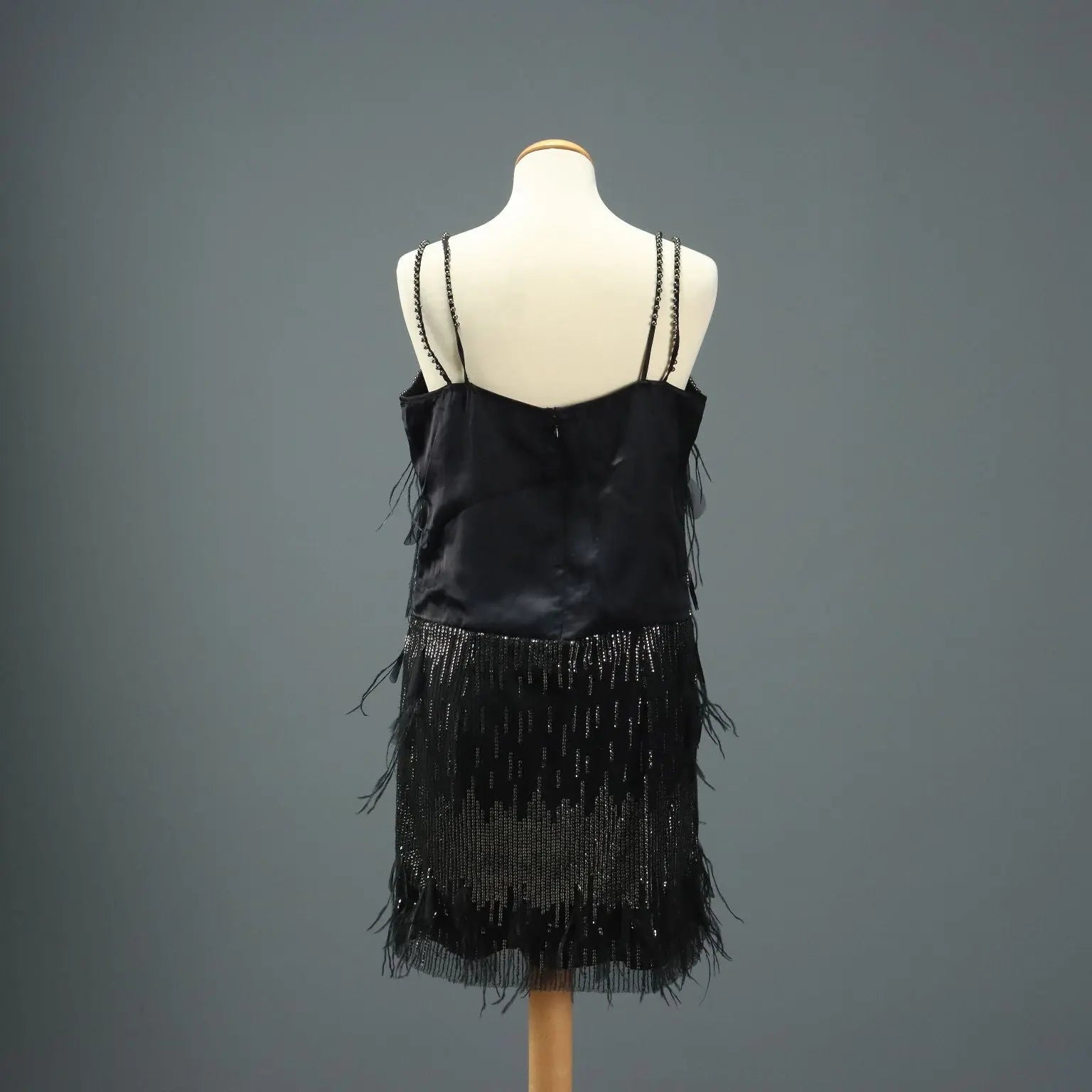 Pinko Dress Paillettes Feathers Zip UK Size 16 Second Hand Italy - UK Size 16 | Clothing & House Linens | Second hand