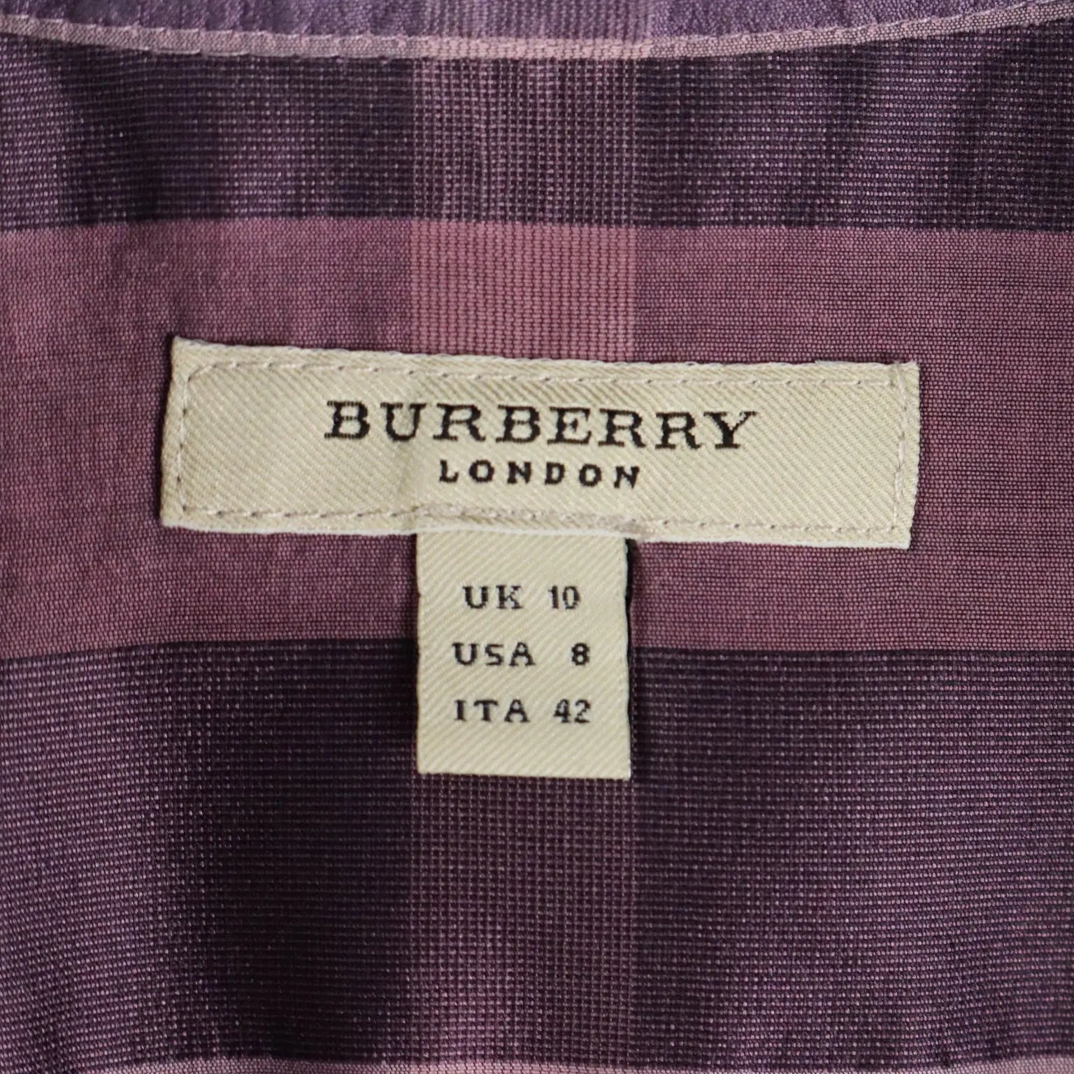 Burberry Shirt Mixed Silk Geometric Second Hand Size 14 - UK Size 14 | Clothing & House Linens | Second hand