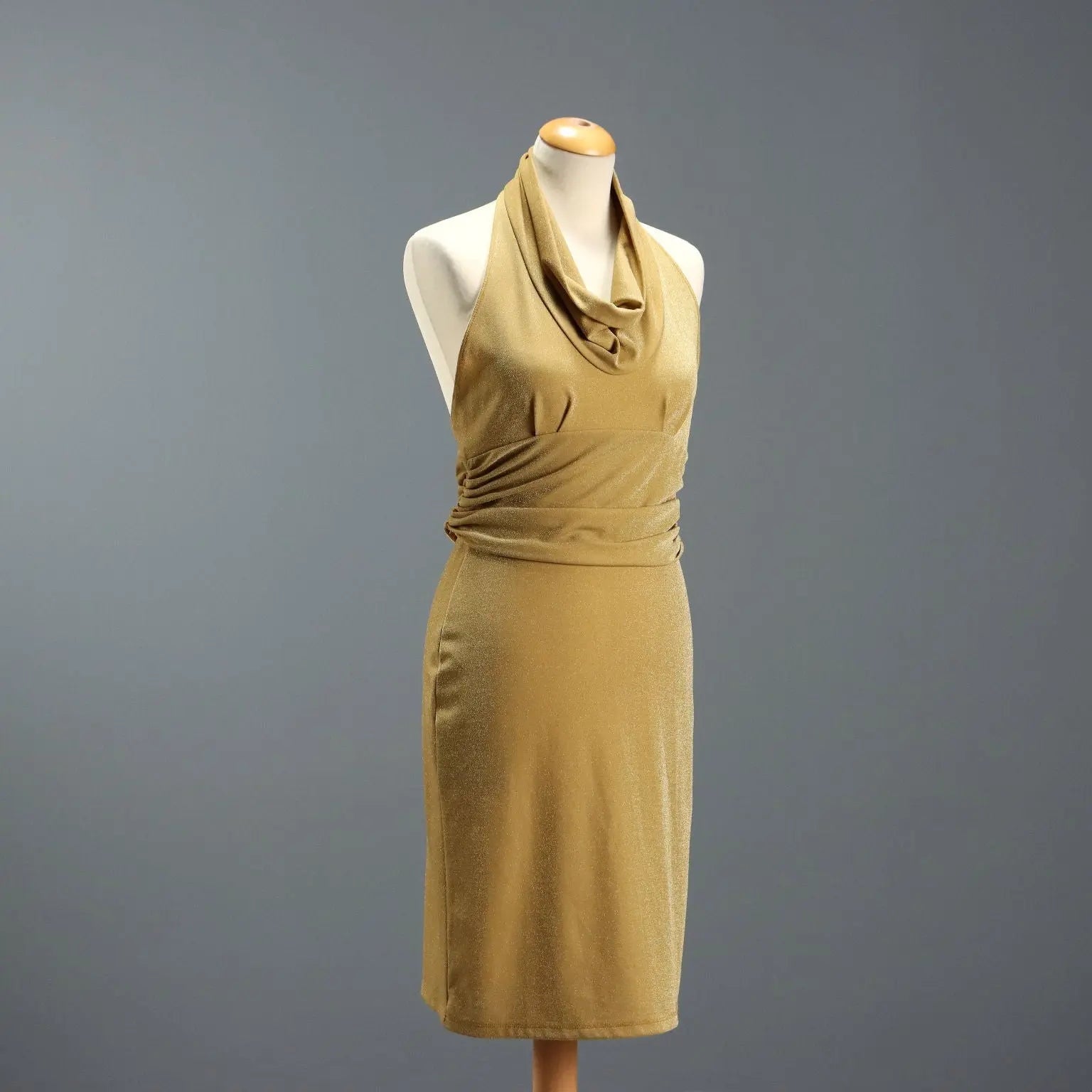 Red Valentino Golded Dress Polyester Viscose UK Size 14 Second Hand - UK Size 14 | Clothing & House Linens | Second hand