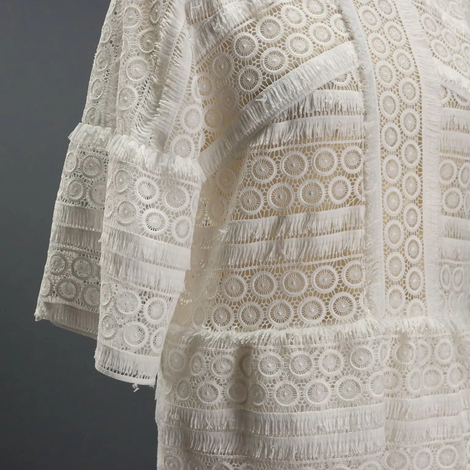 IRO Dress White Lace UK Size 10/12 Second Hand Italy